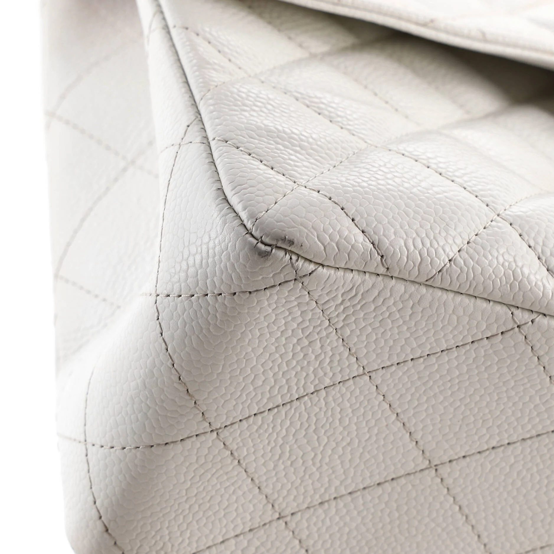 Classic Single Flap Bag Quilted Caviar Jumbo - Image 6