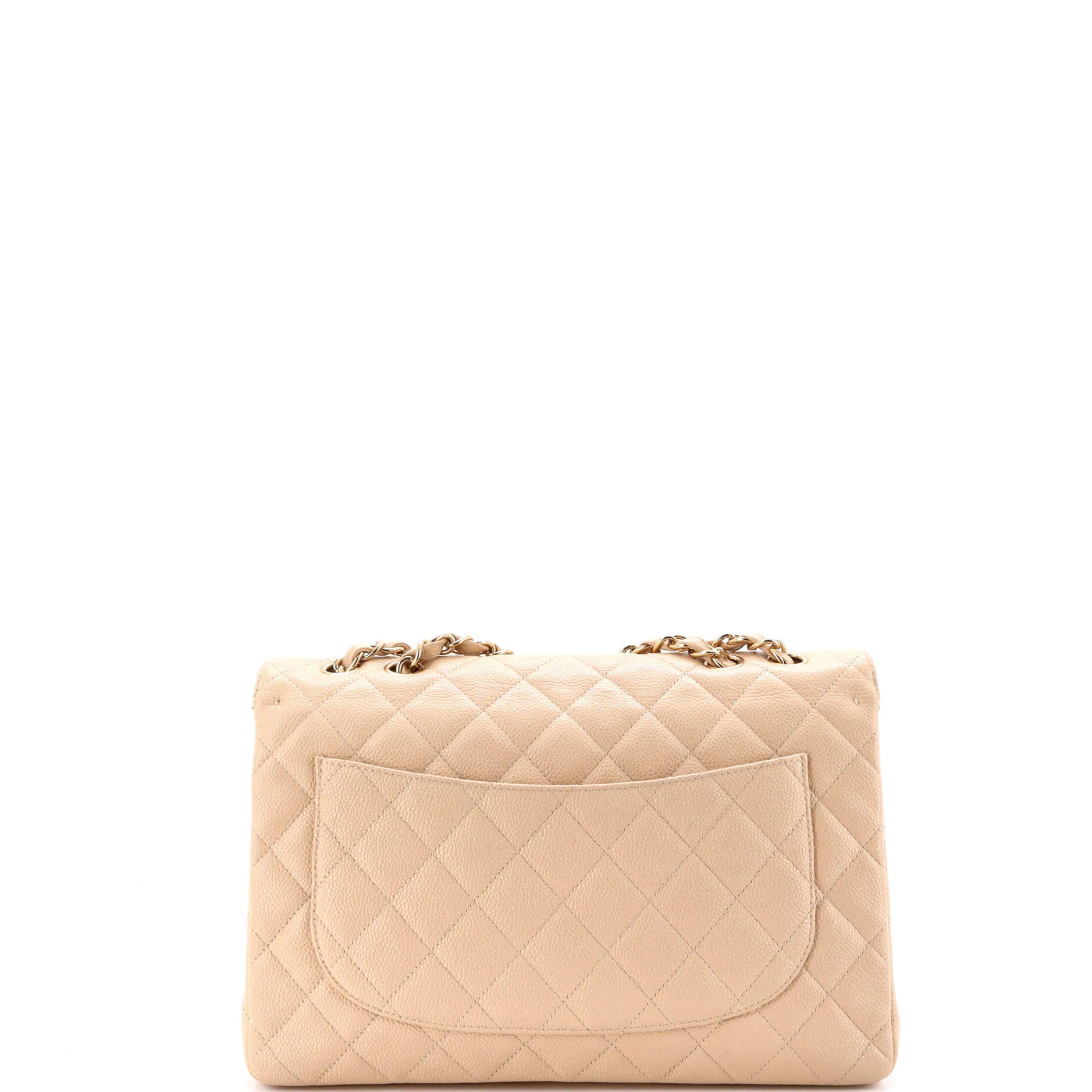 Classic Single Flap Bag Quilted Caviar Jumbo - Image 3