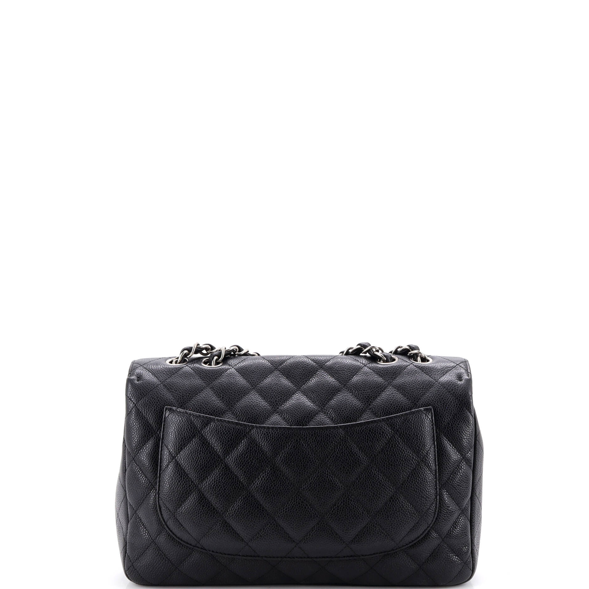 Classic Single Flap Bag Quilted Caviar Jumbo - Image 3
