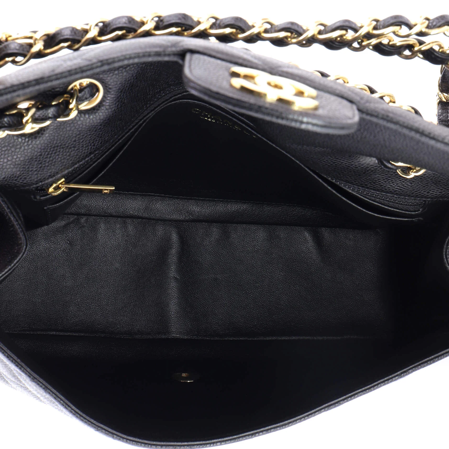 Classic Single Flap Bag Quilted Caviar Jumbo - Image 5