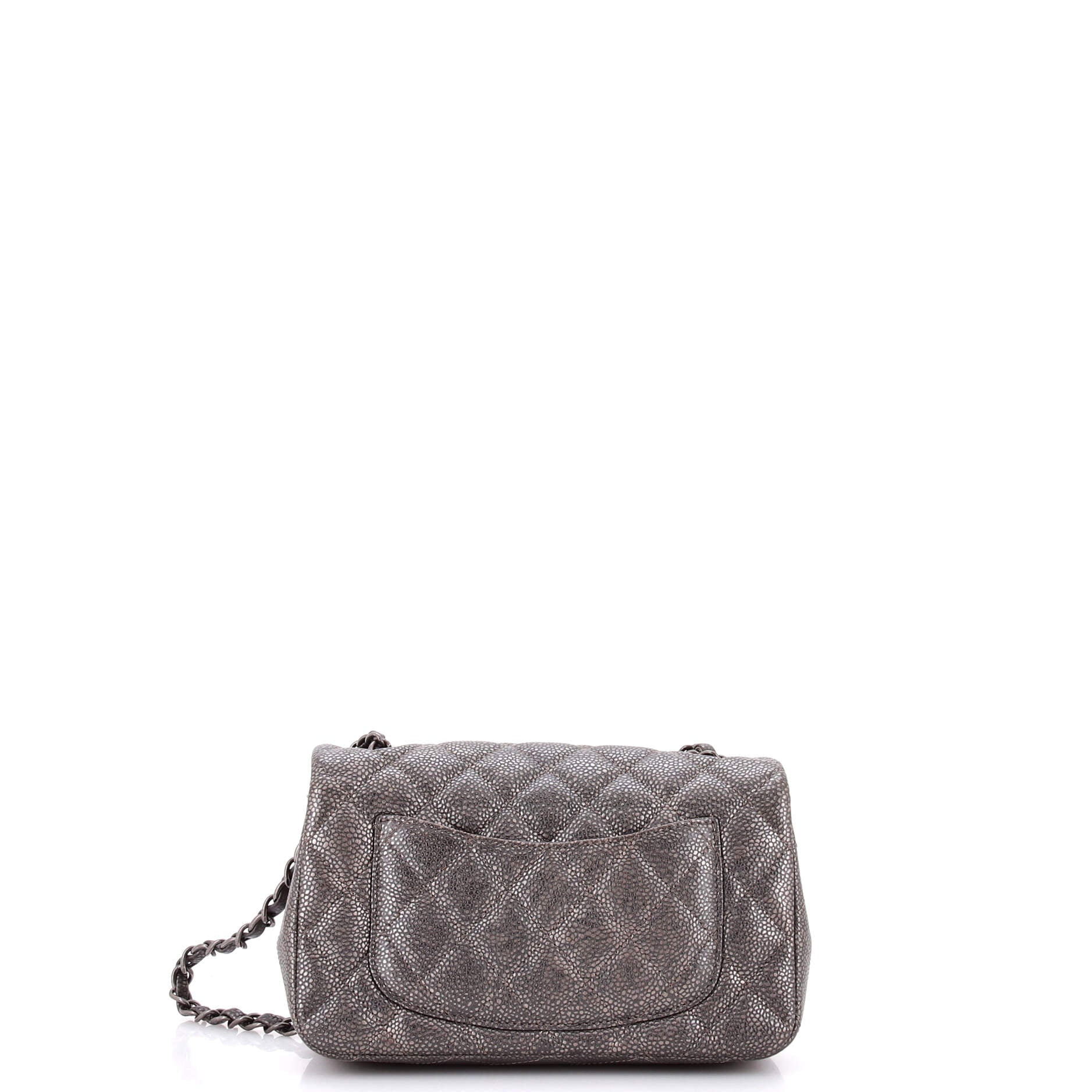 Classic Single Flap Bag Quilted Caviar Mini - Image 3