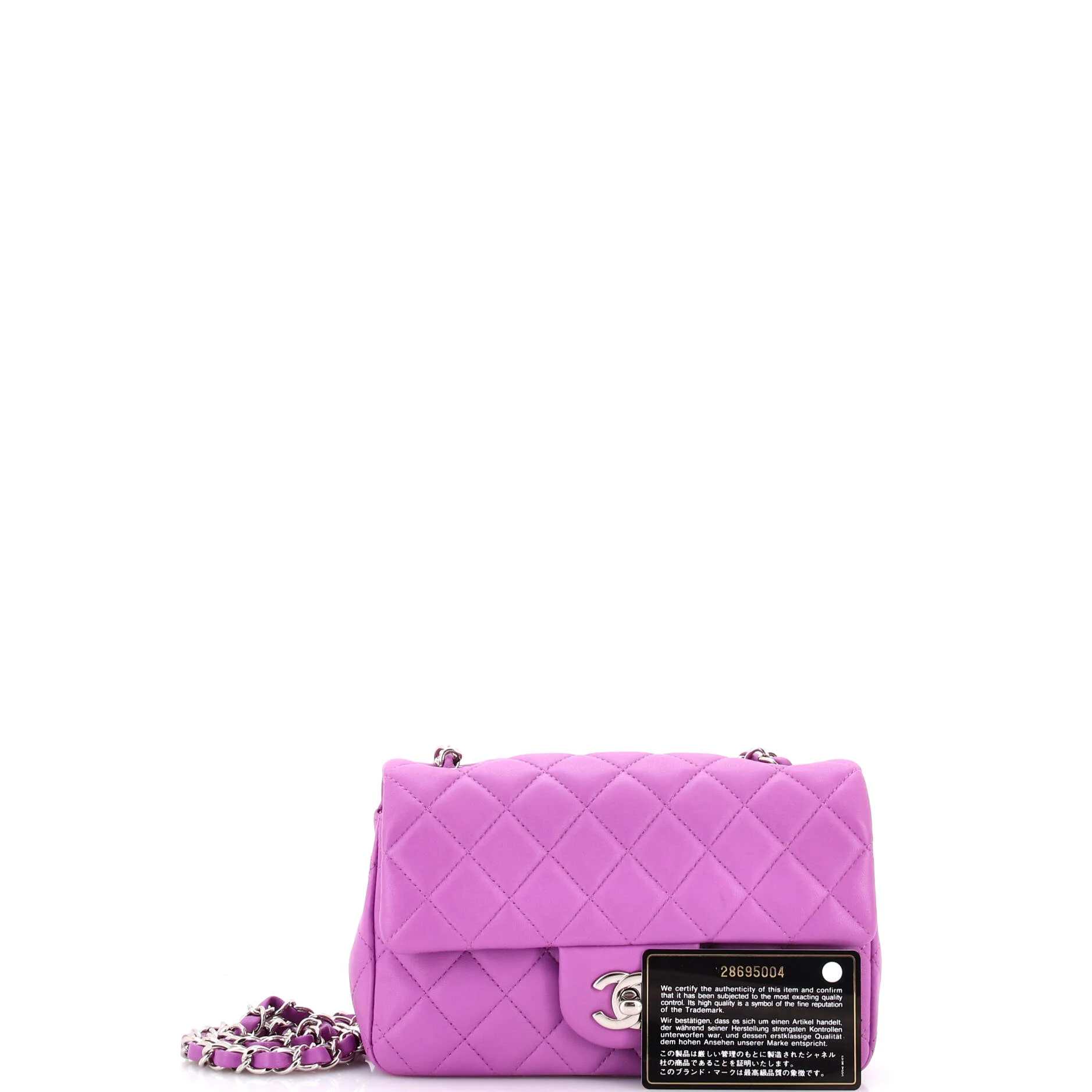 Classic Single Flap Bag Quilted Lambskin Mini - Image 2