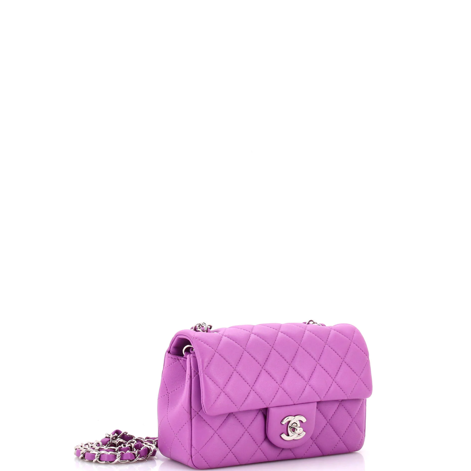 Classic Single Flap Bag Quilted Lambskin Mini - Image 3