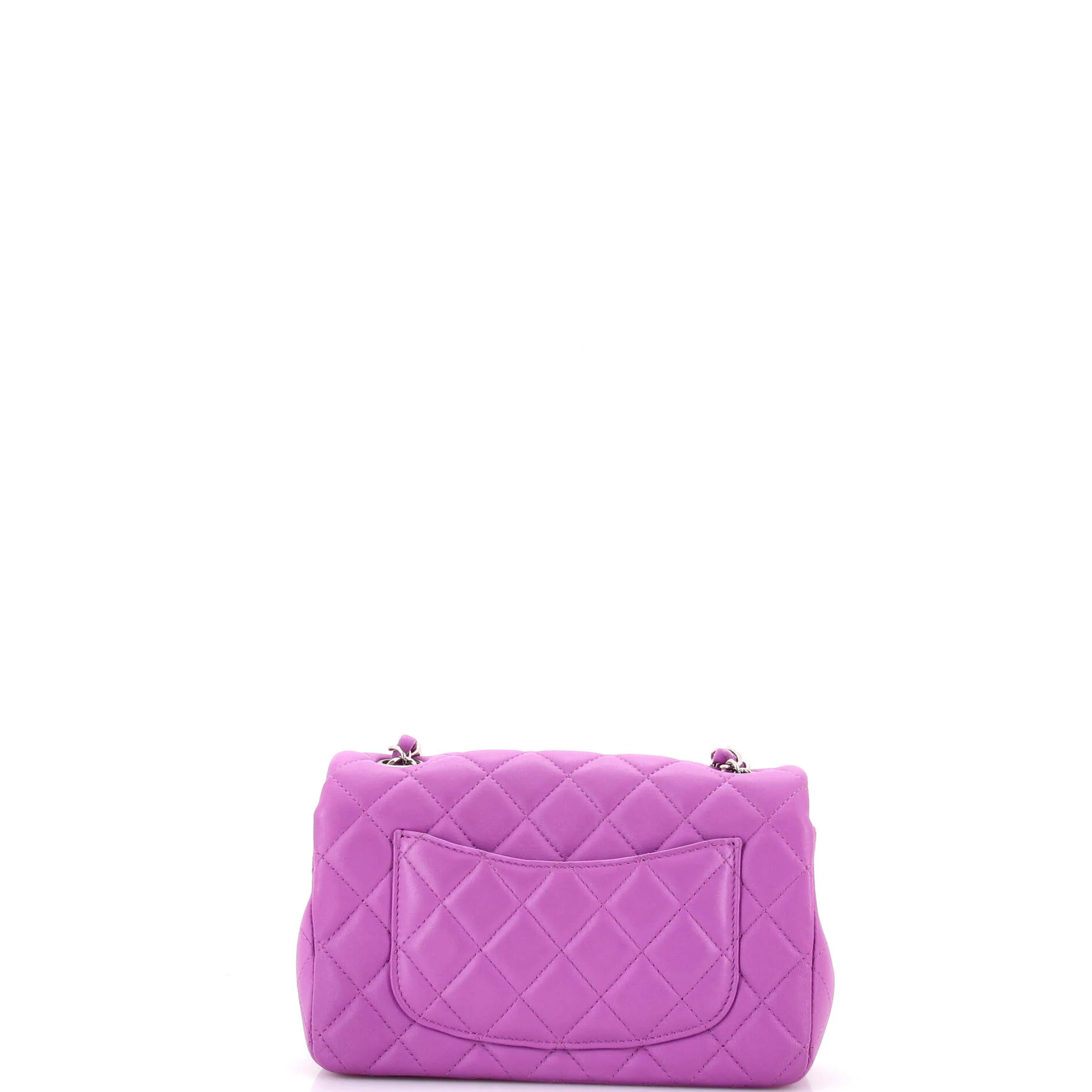 Classic Single Flap Bag Quilted Lambskin Mini - Image 4