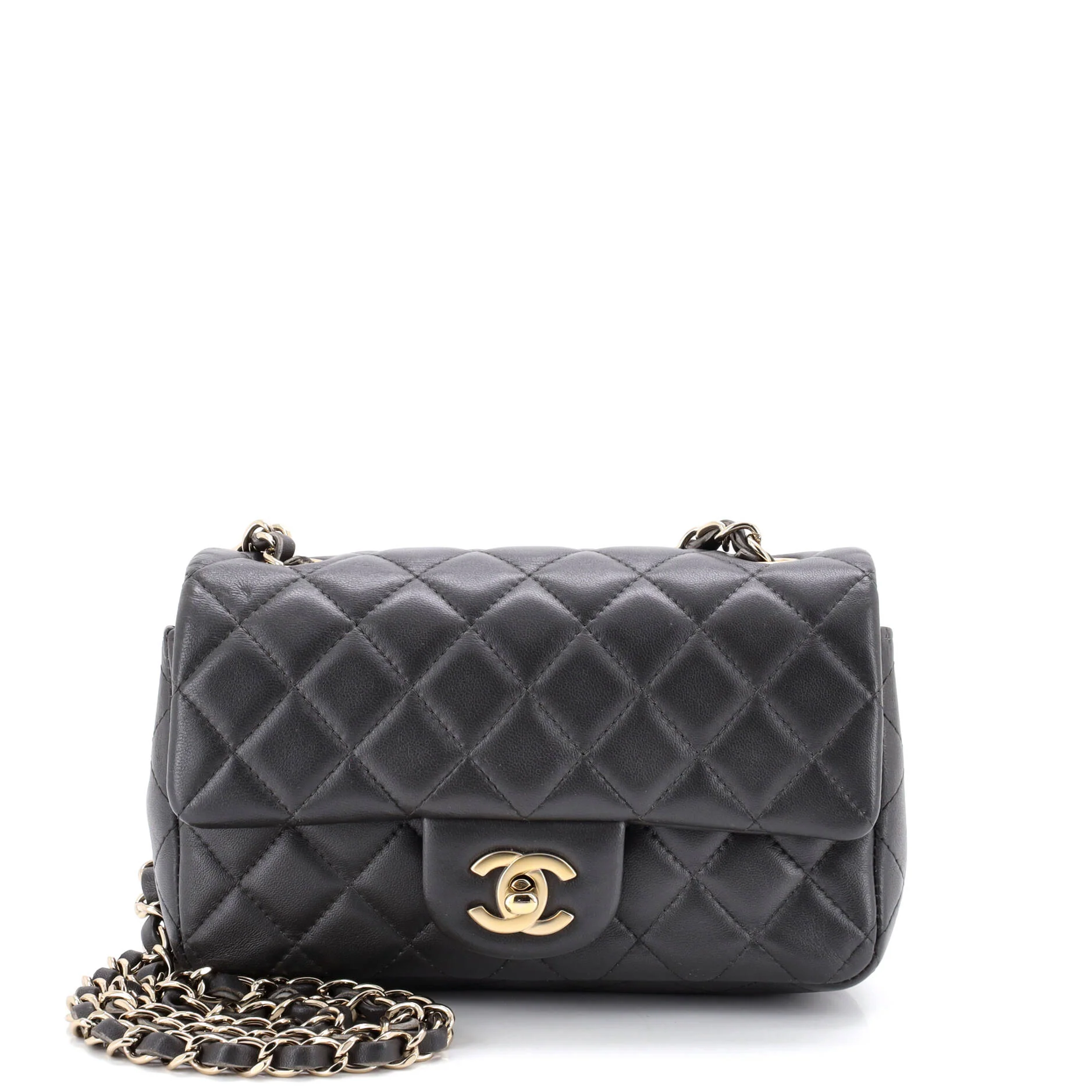 Classic Single Flap Bag Quilted Lambskin Mini