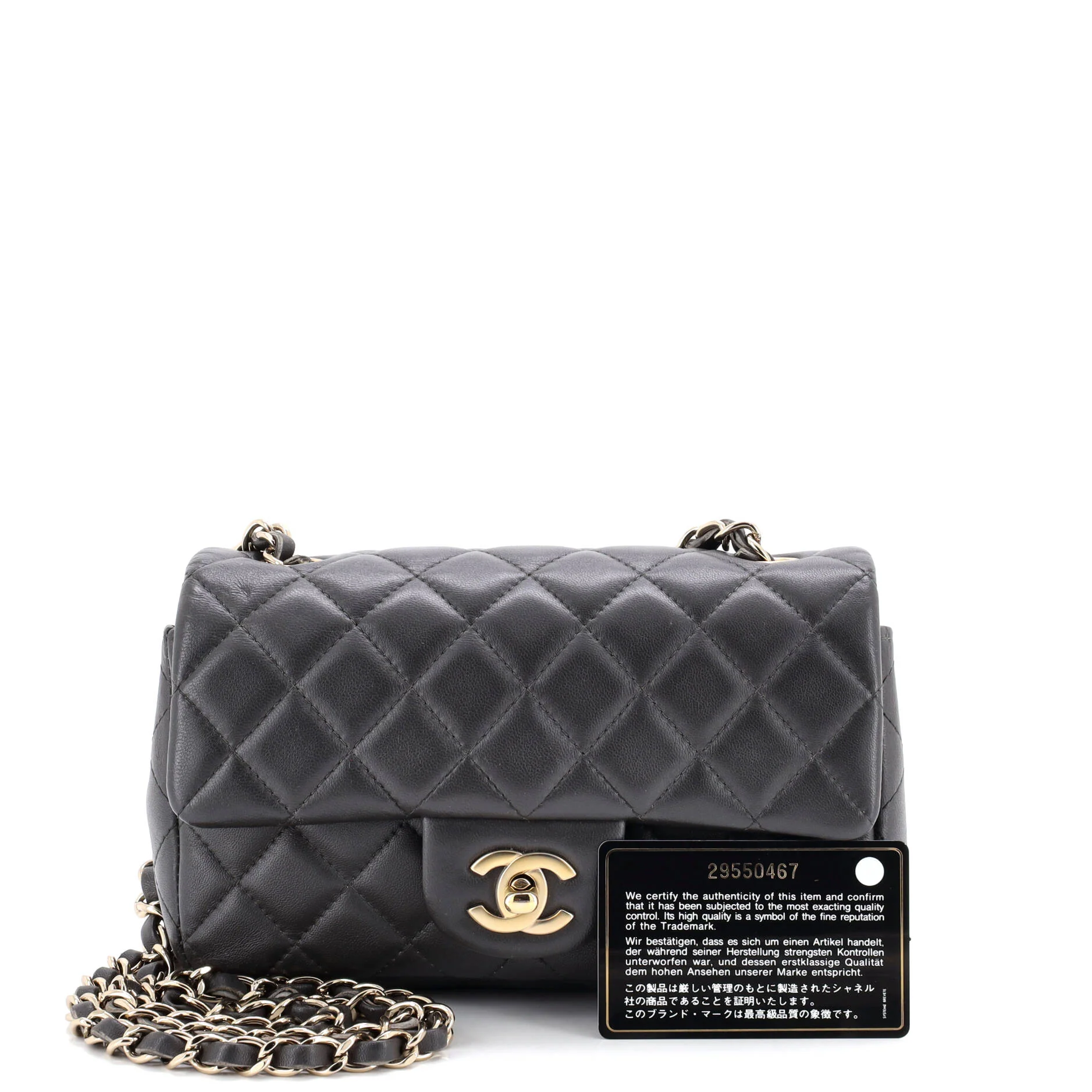 Classic Single Flap Bag Quilted Lambskin Mini - Image 2