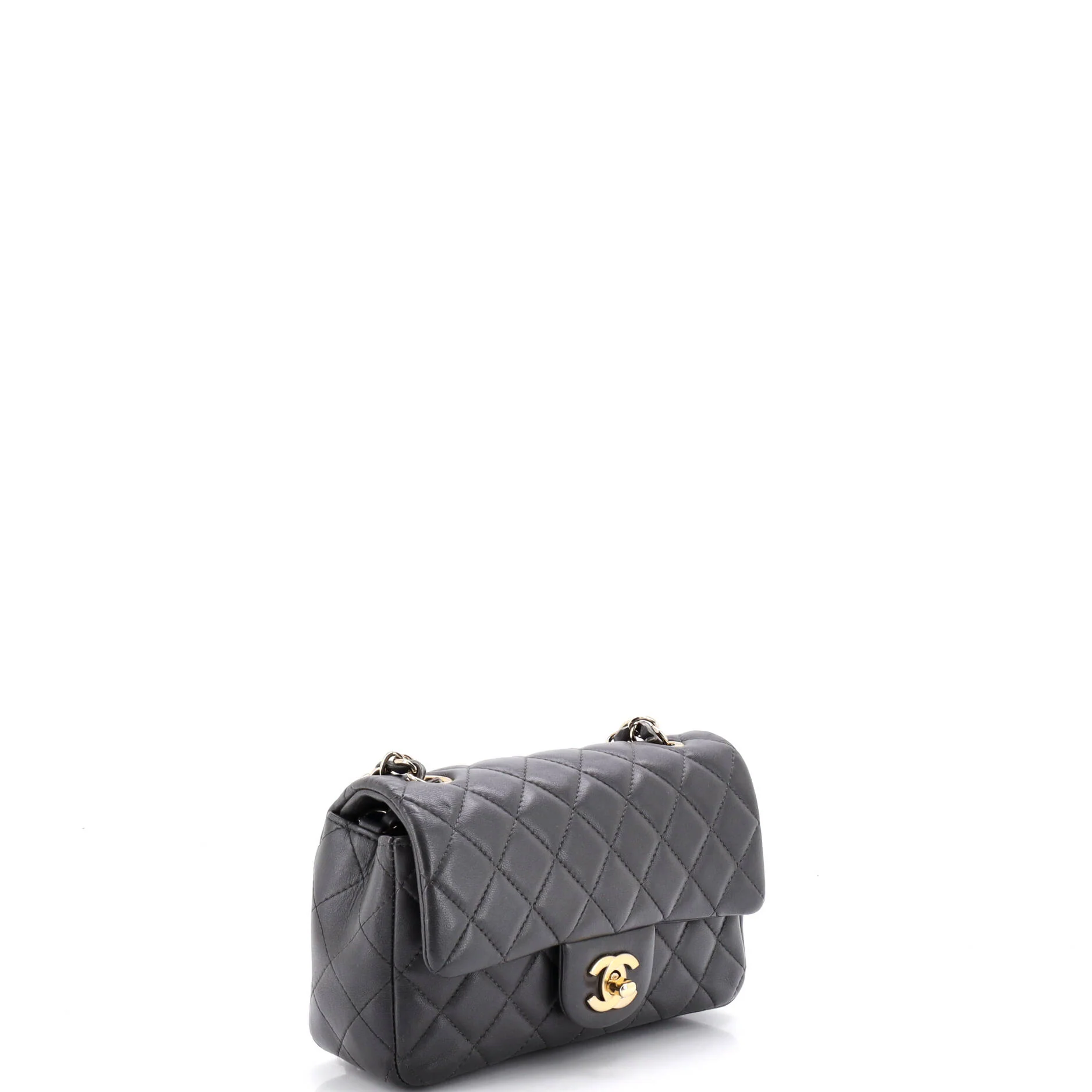 Classic Single Flap Bag Quilted Lambskin Mini - Image 3