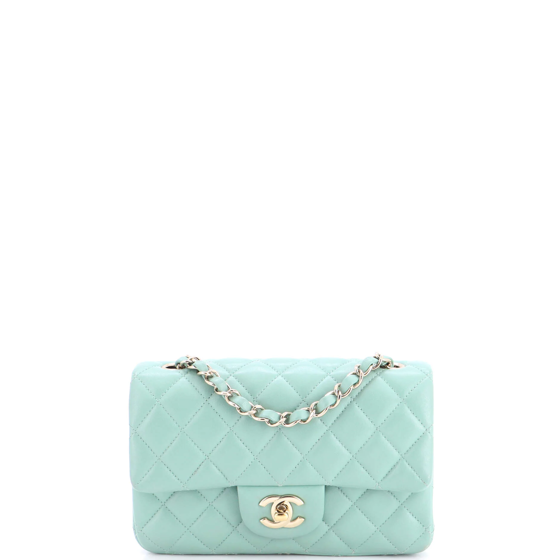 Classic Single Flap Bag Quilted Lambskin Mini