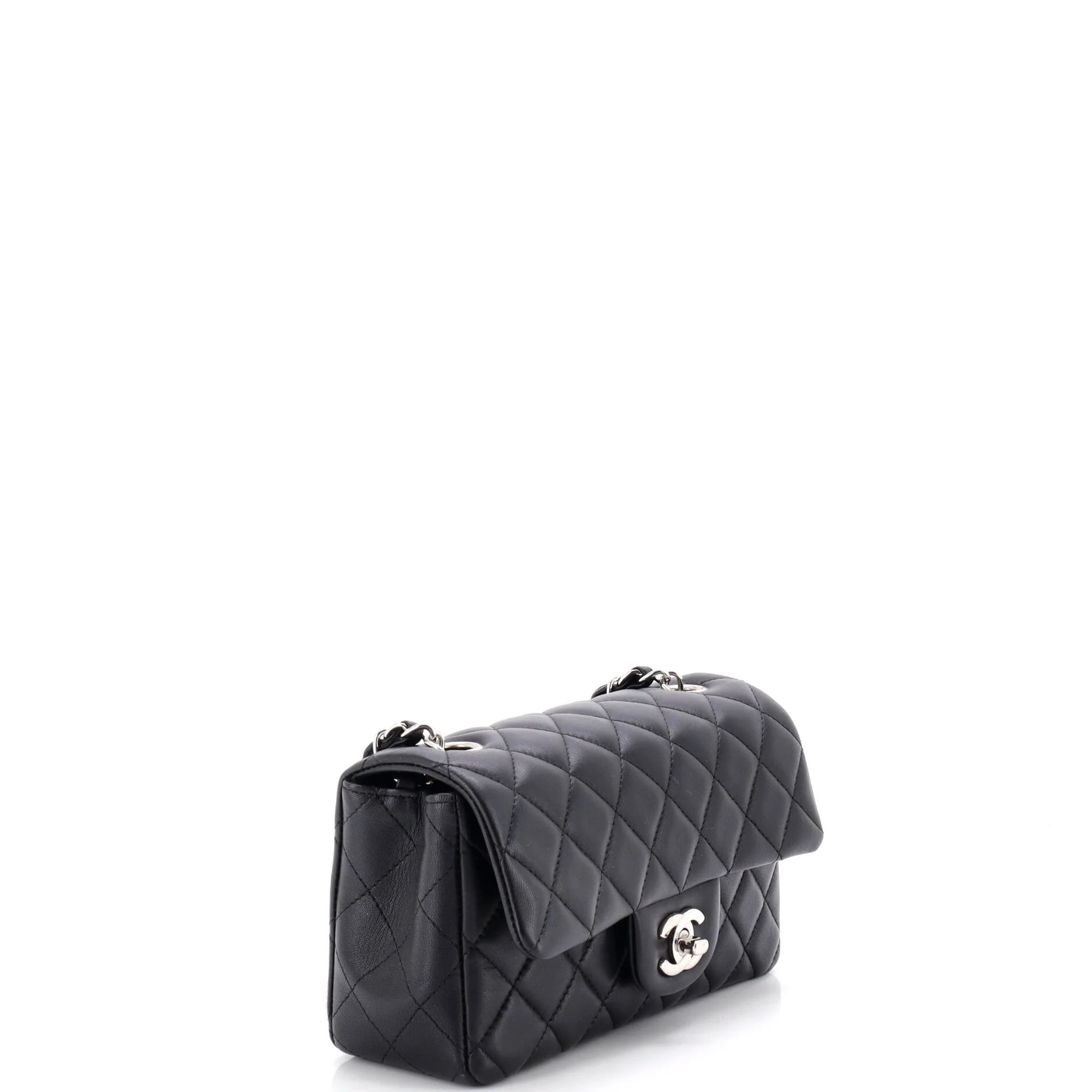 Classic Single Flap Bag Quilted Lambskin Mini - Image 3