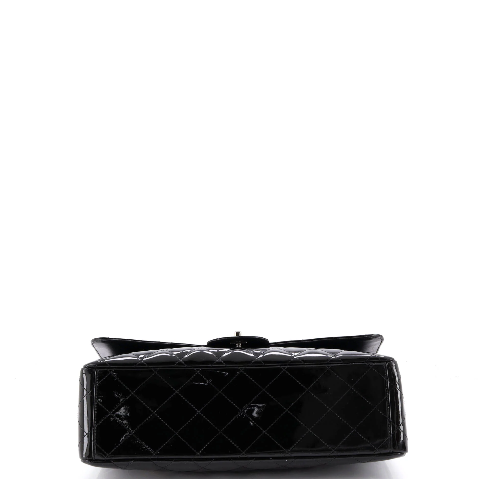 Classic Single Flap Bag Quilted Patent Maxi - Image 4