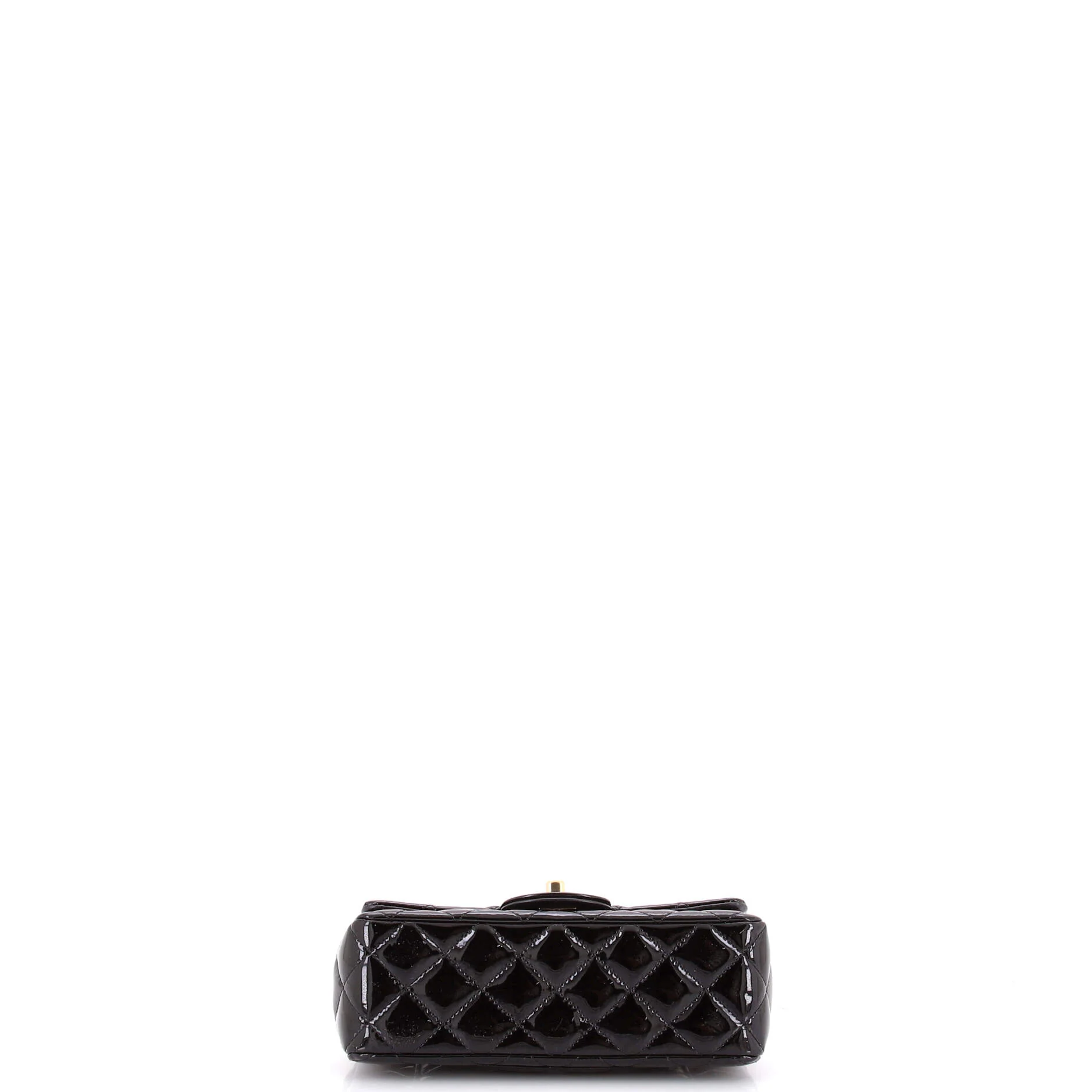 Classic Single Flap Bag Quilted Patent Mini - Image 5