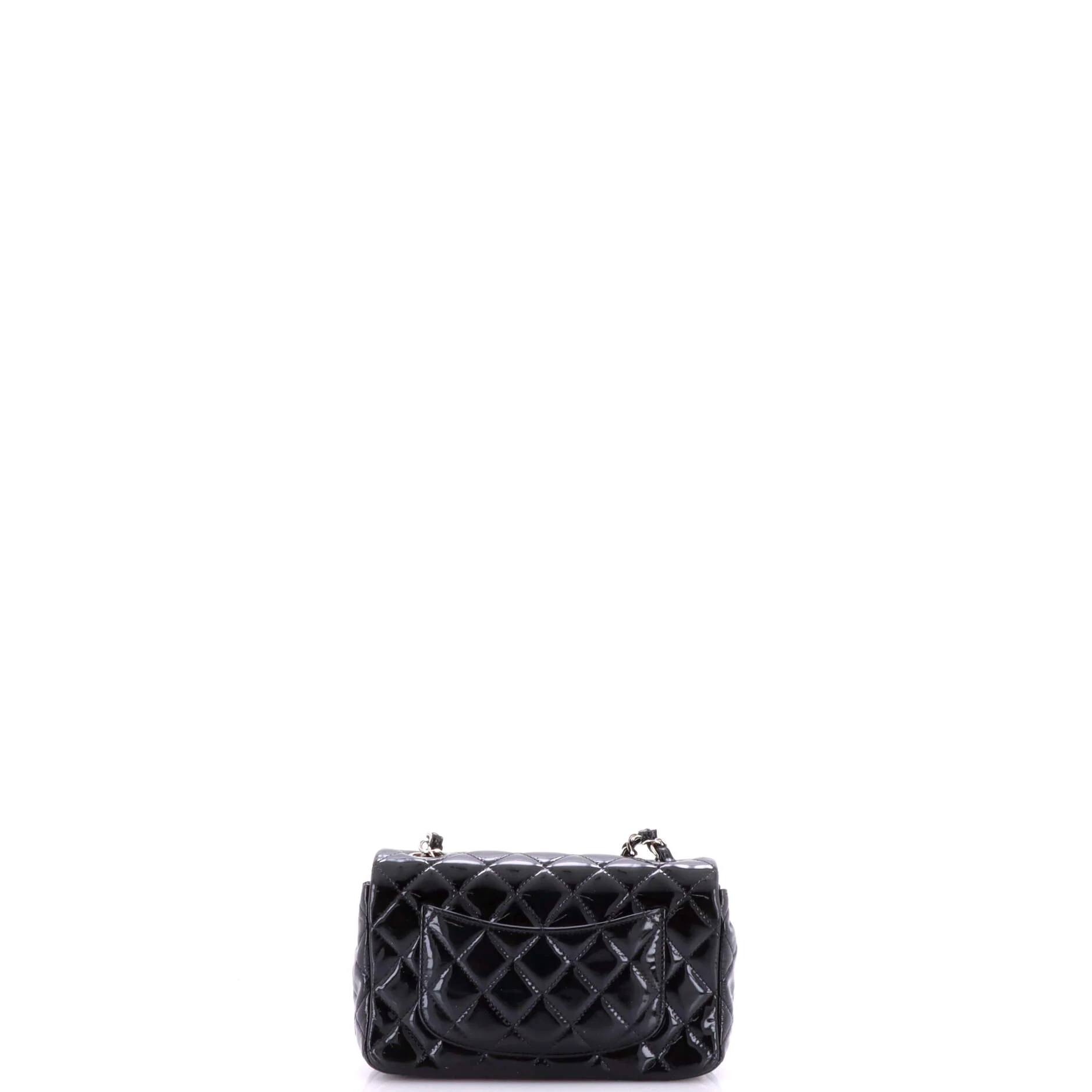 Classic Single Flap Bag Quilted Patent Mini - Image 3