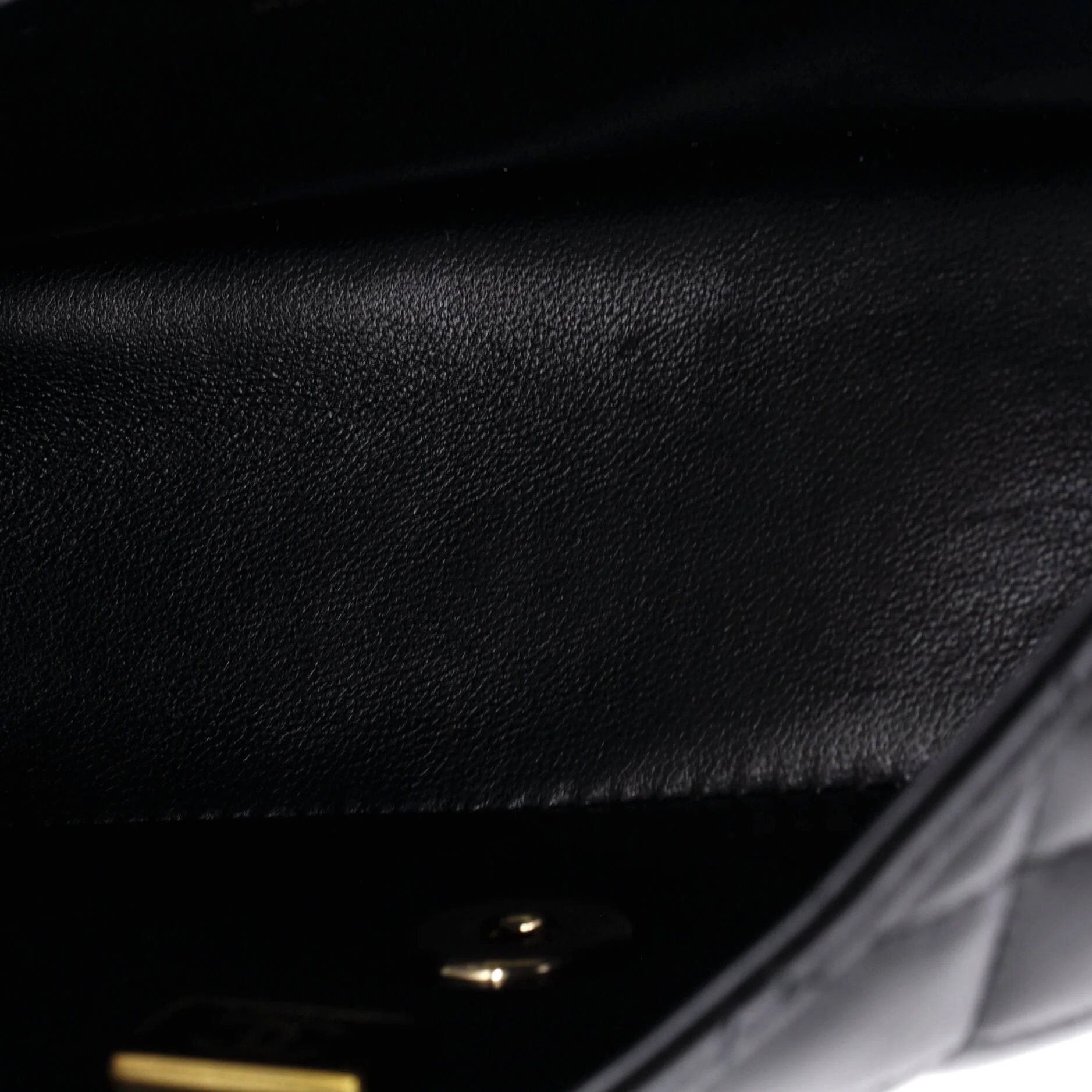 Classic Single Flap Top Handle Bag Quilted Lambskin Mini - Image 5