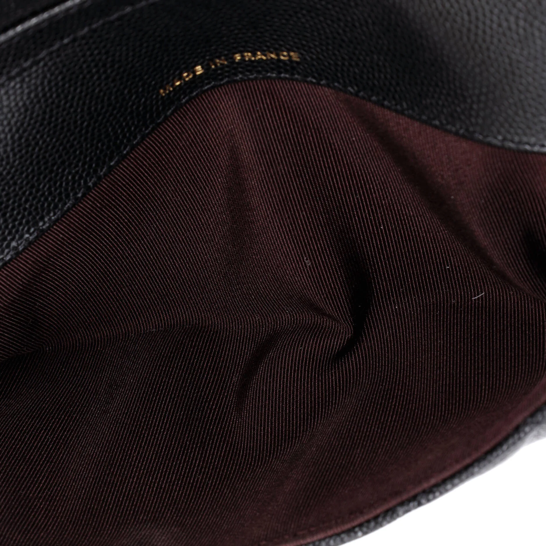 Classic Sunglasses Case with Chain Quilted Caviar - Image 5