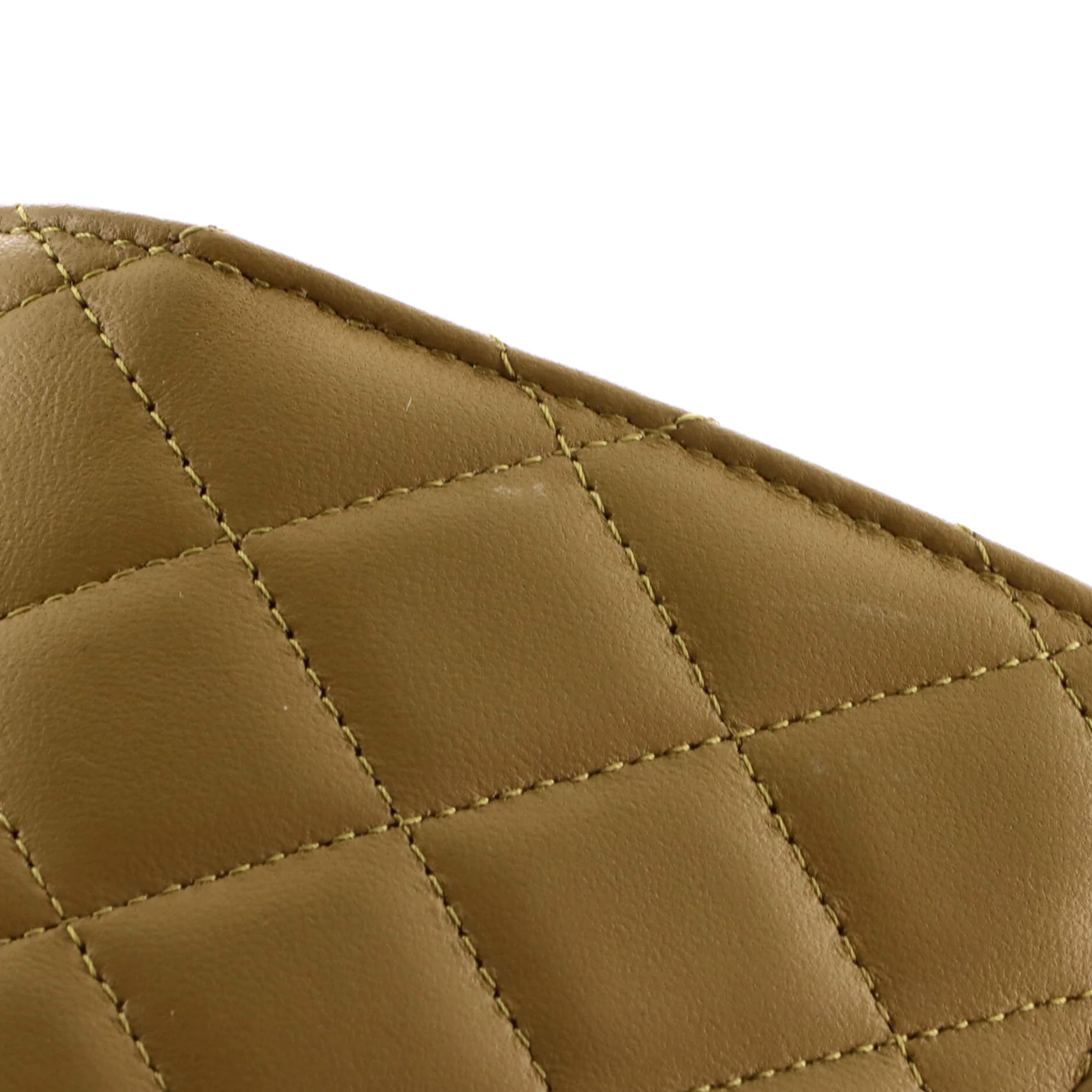 Classic Top Handle Flap Phone Holder with Chain Quilted Lambskin - Image 6
