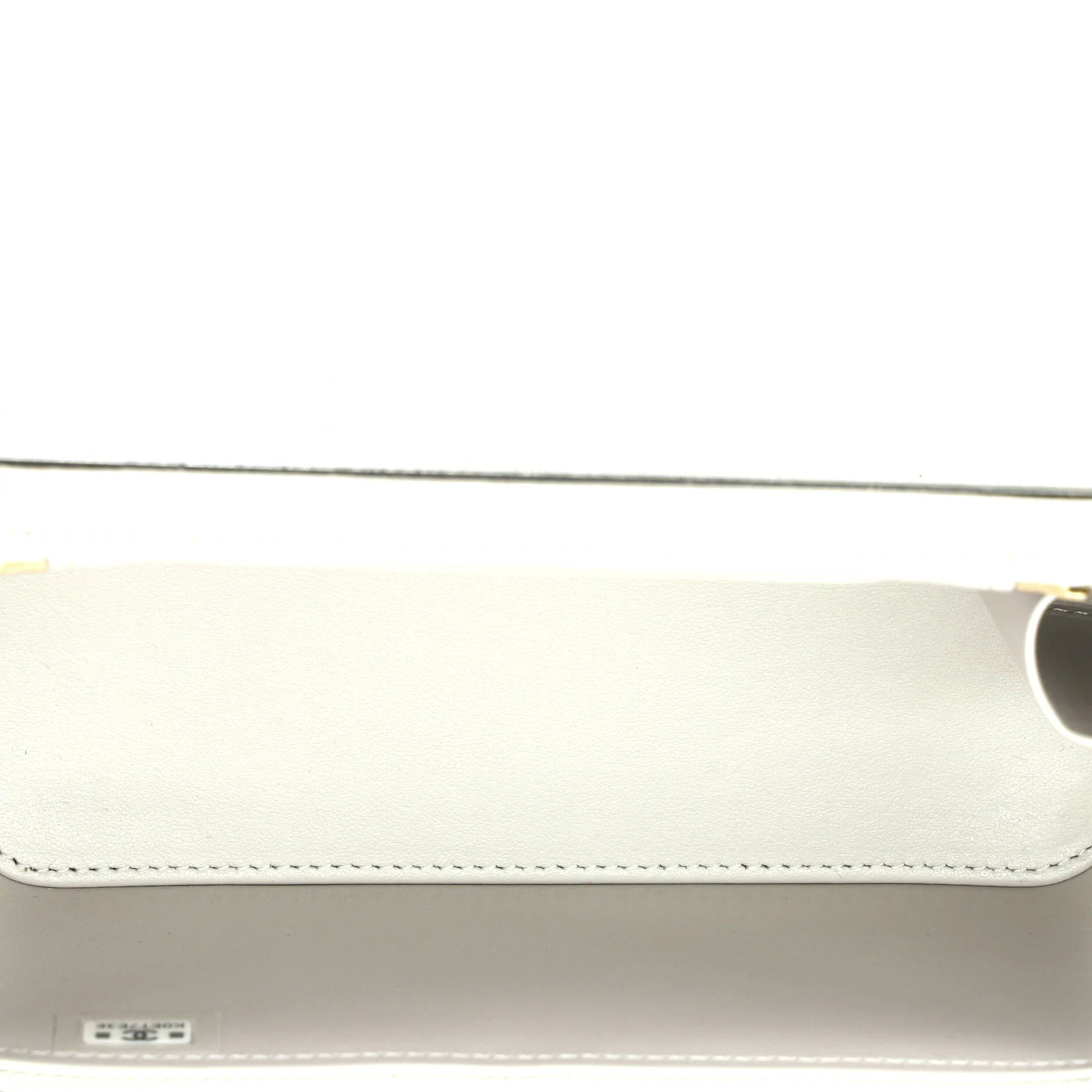 Classic Vanity Case with Chain Quilted Caviar Small - Image 5