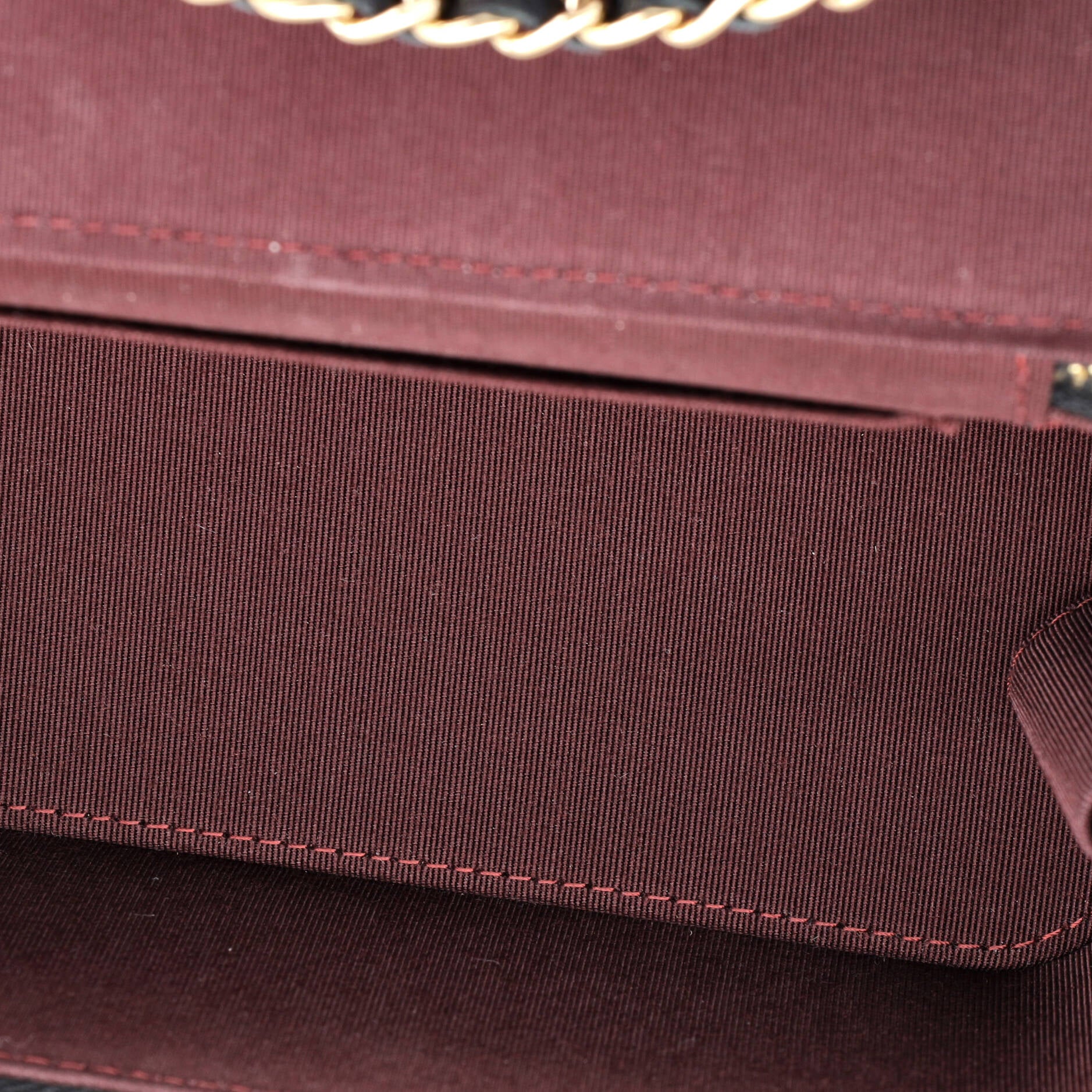 Classic Vanity Case with Chain Quilted Lambskin Small - Image 6