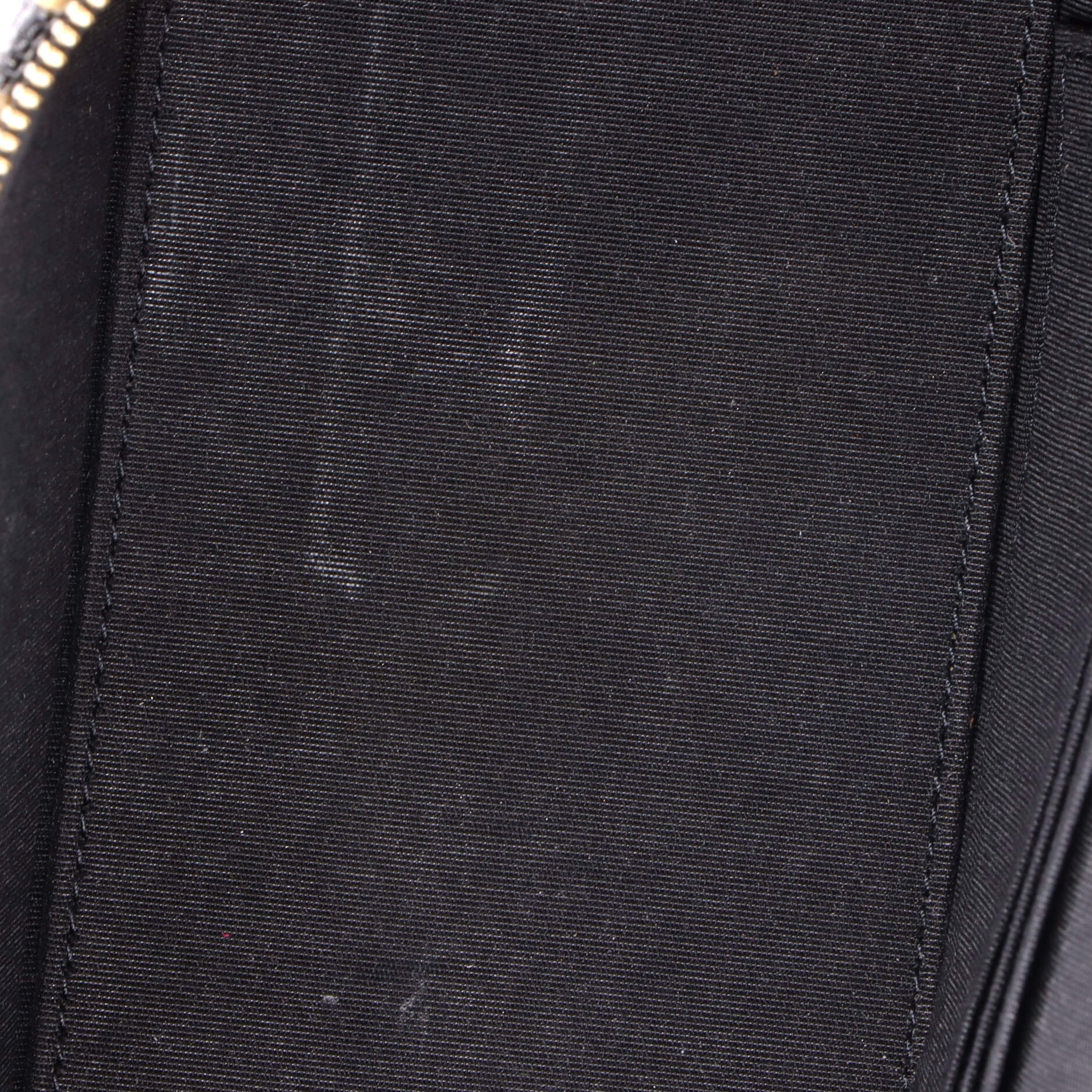 Classic Vanity Case with Chain Striped Raffia and Jute Small - Image 7