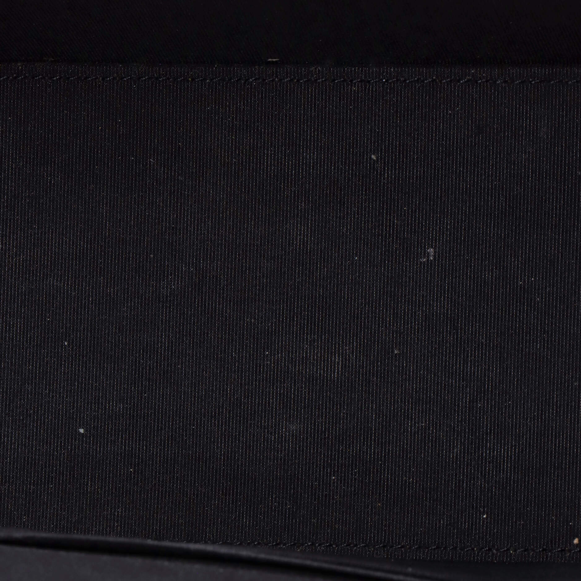 Classic Vanity Case with Chain Striped Raffia and Jute Small - Image 6