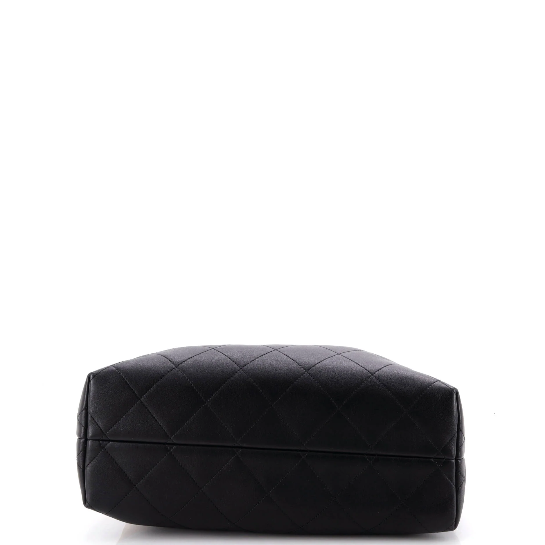 Coco Base Shopping Bag Quilted Suede and Lambskin Small - Image 4