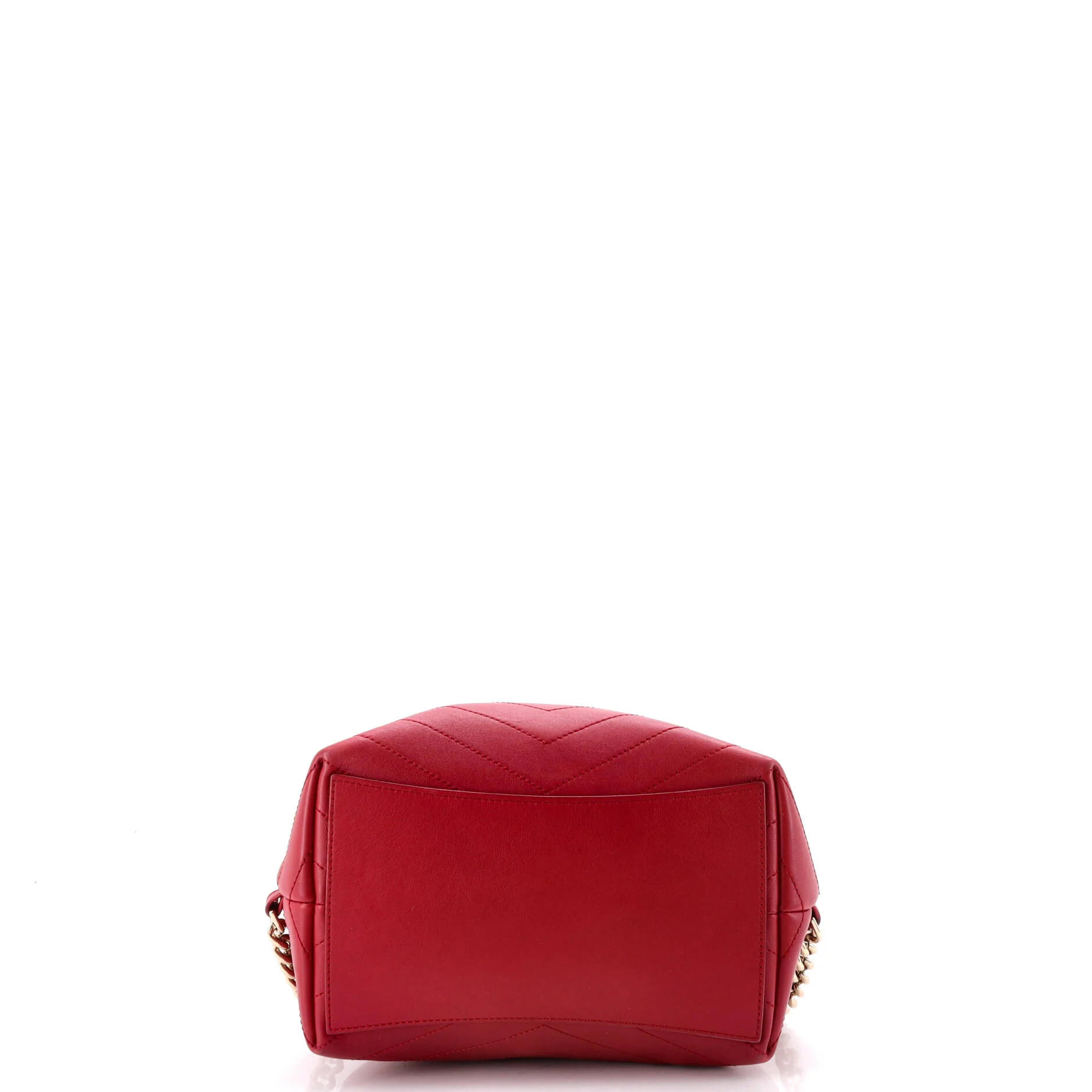 Coco Chevron Backpack Stitched Calfskin Small - Image 4
