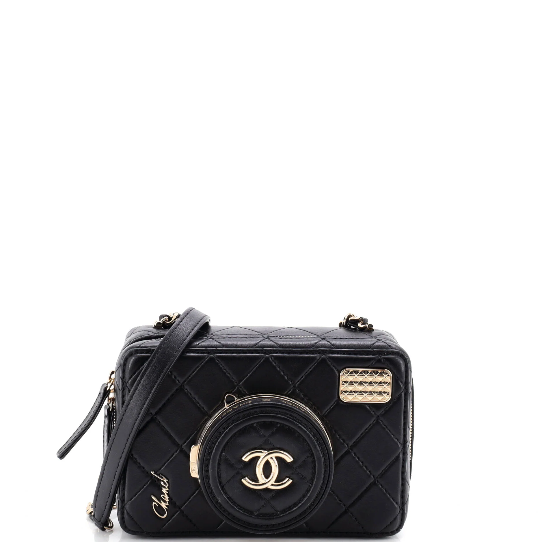 Coco Click Camera Bag Quilted Lambskin
