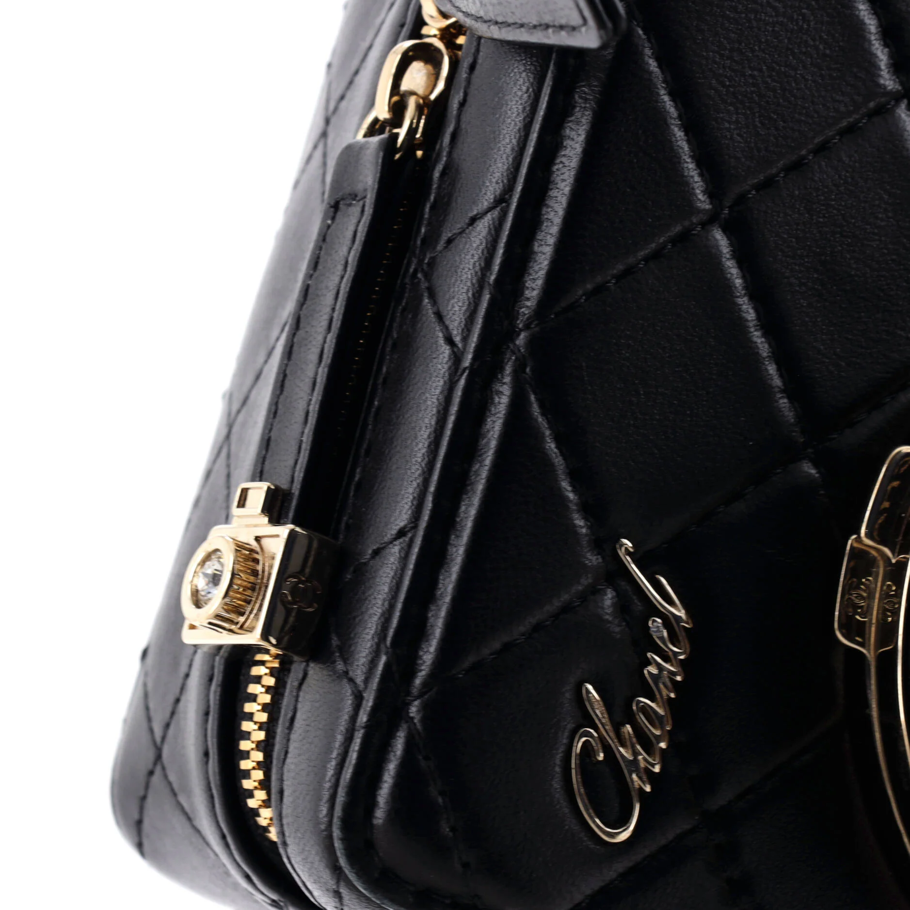 Coco Click Camera Bag Quilted Lambskin - Image 6