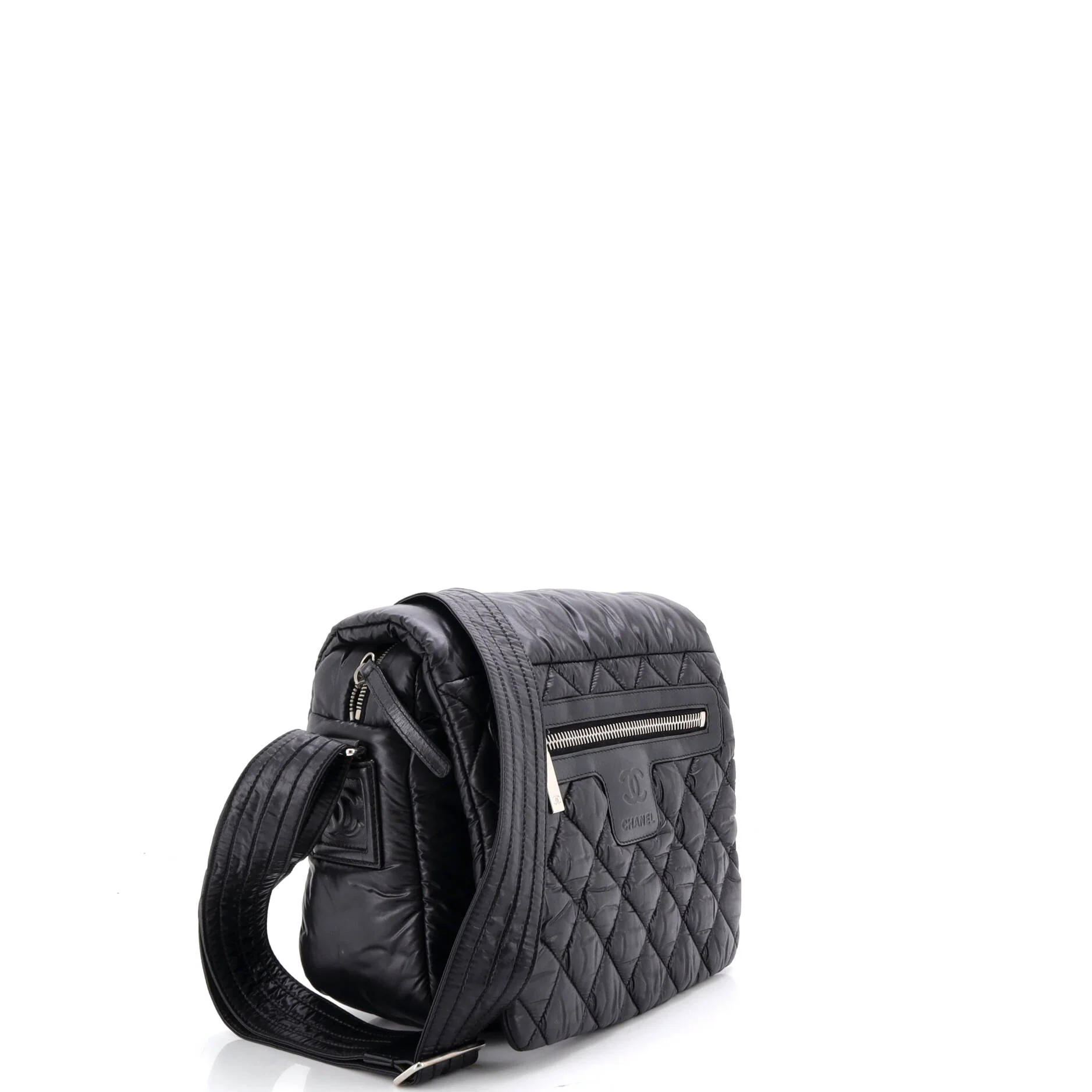 Coco Cocoon Messenger Bag Quilted Nylon Medium - Image 2