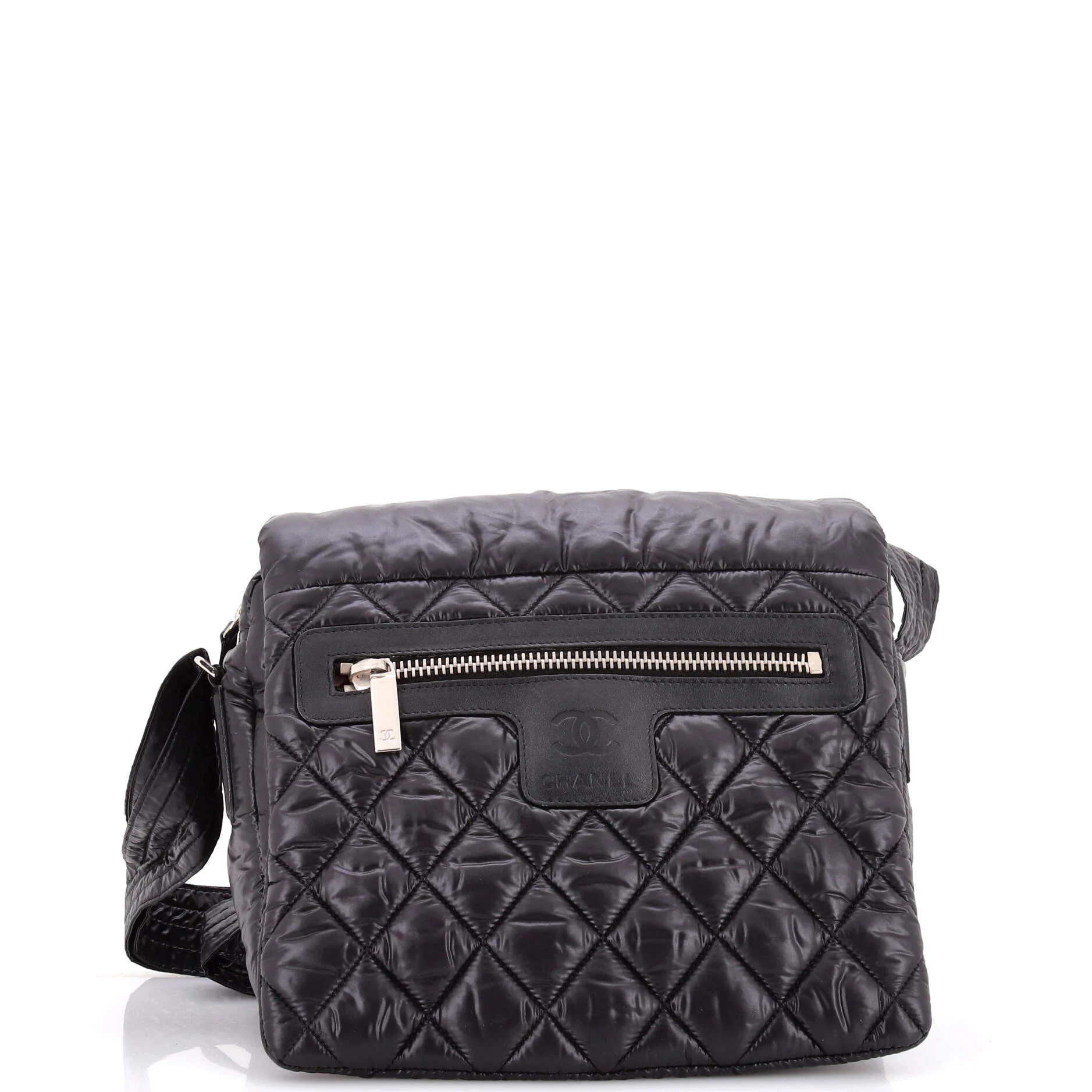 Coco Cocoon Messenger Bag Quilted Nylon Medium