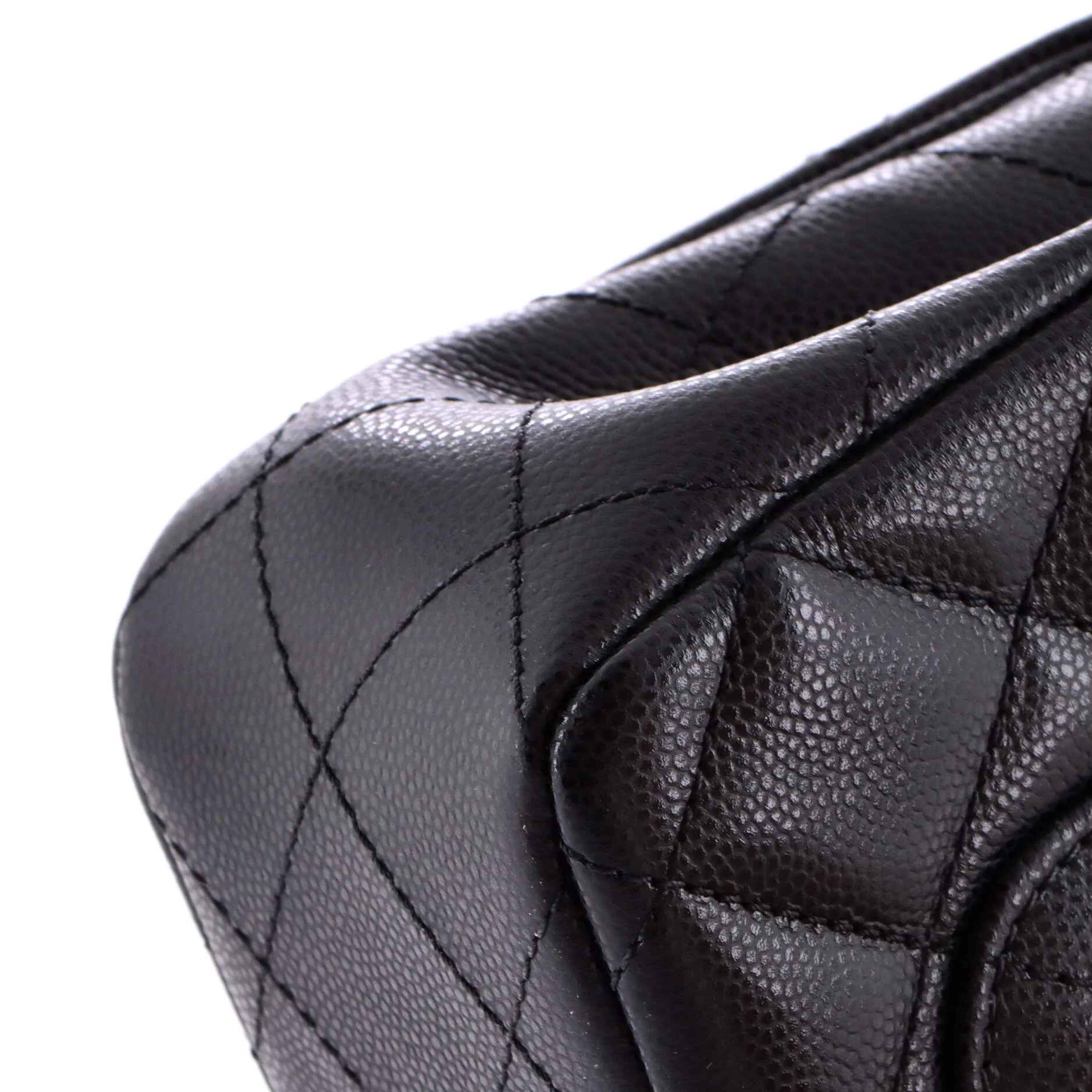Coco Crush Top Handle Bag Quilted Caviar Mini - Image 6