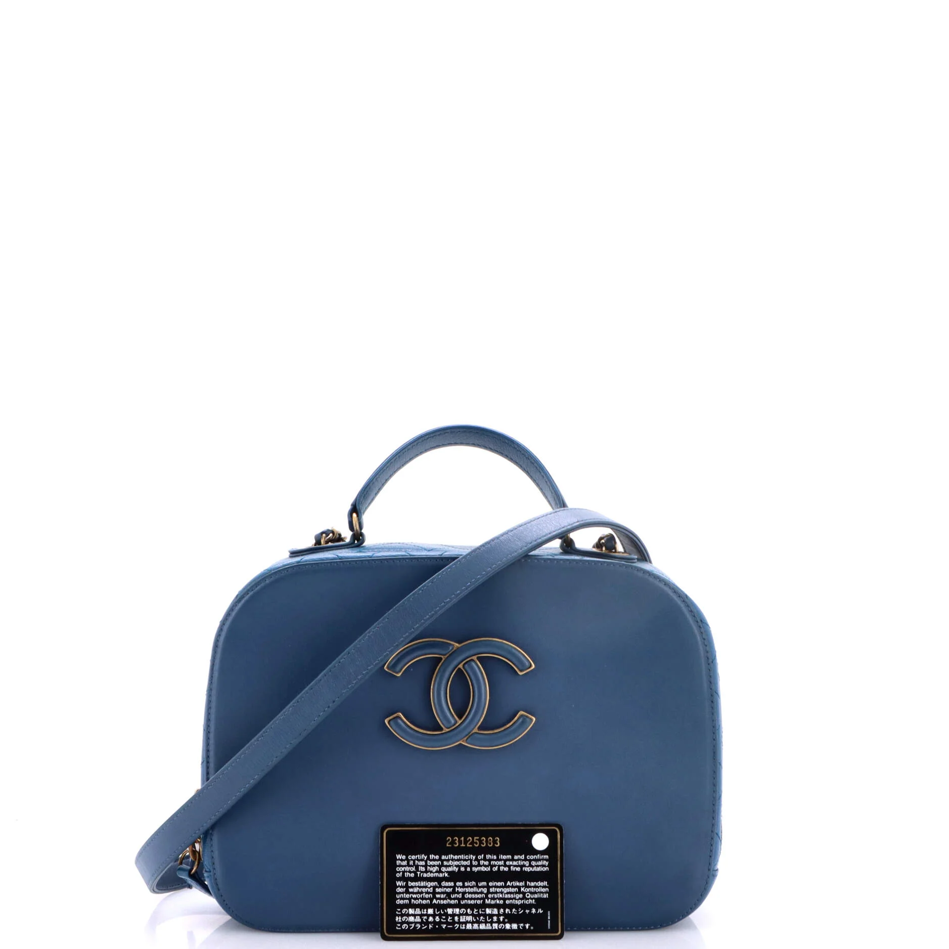 Coco Curve Vanity Case Calfskin and Quilted Goatskin Medium - Image 2
