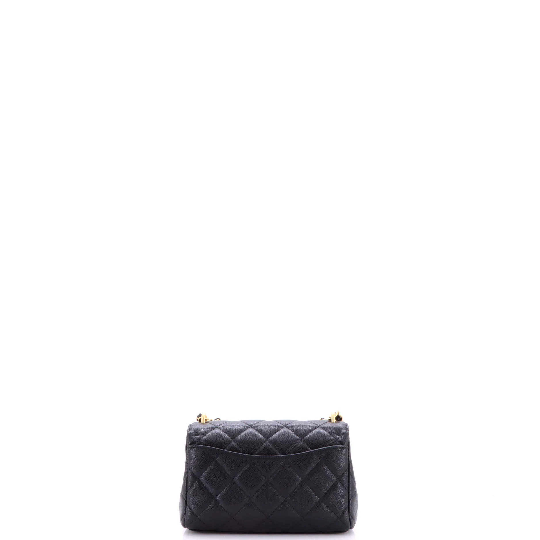 Coco First Flap Bag Quilted Caviar Nano - Image 3