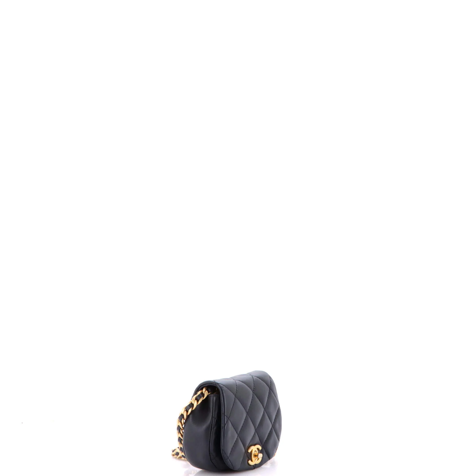 Coco Mail Clutch with Chain Quilted Calfskin Mini - Image 3