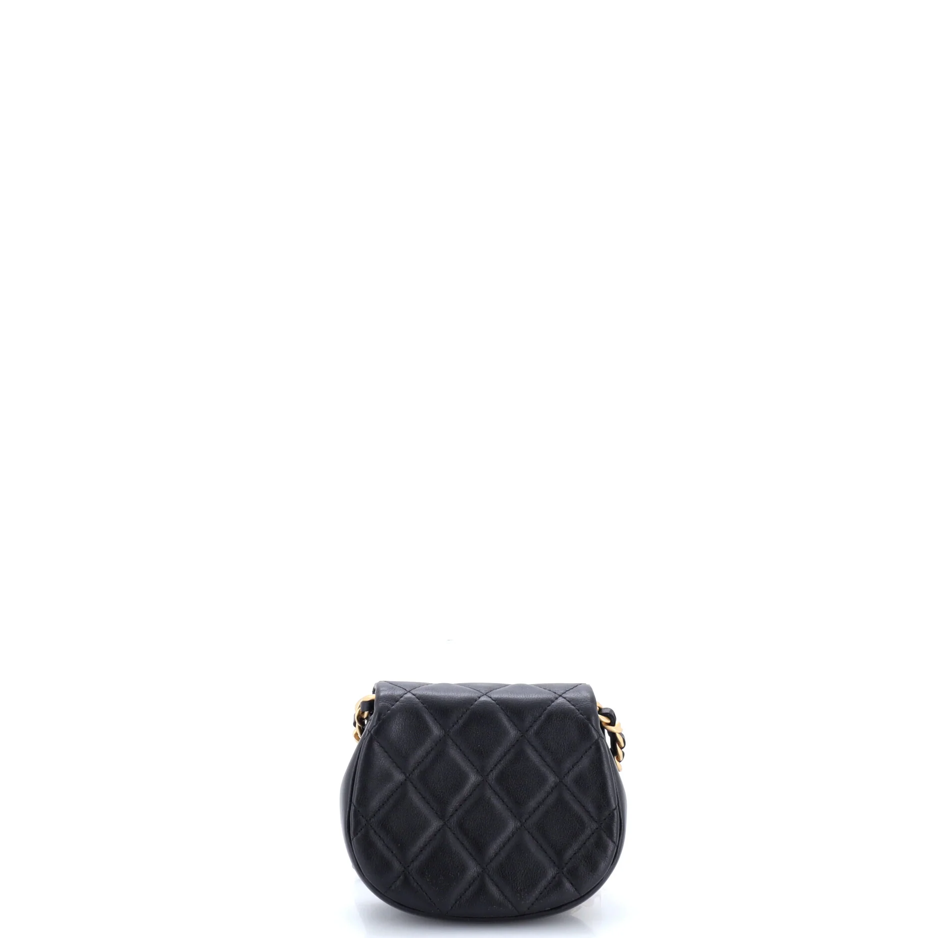 Coco Mail Clutch with Chain Quilted Calfskin Mini - Image 3