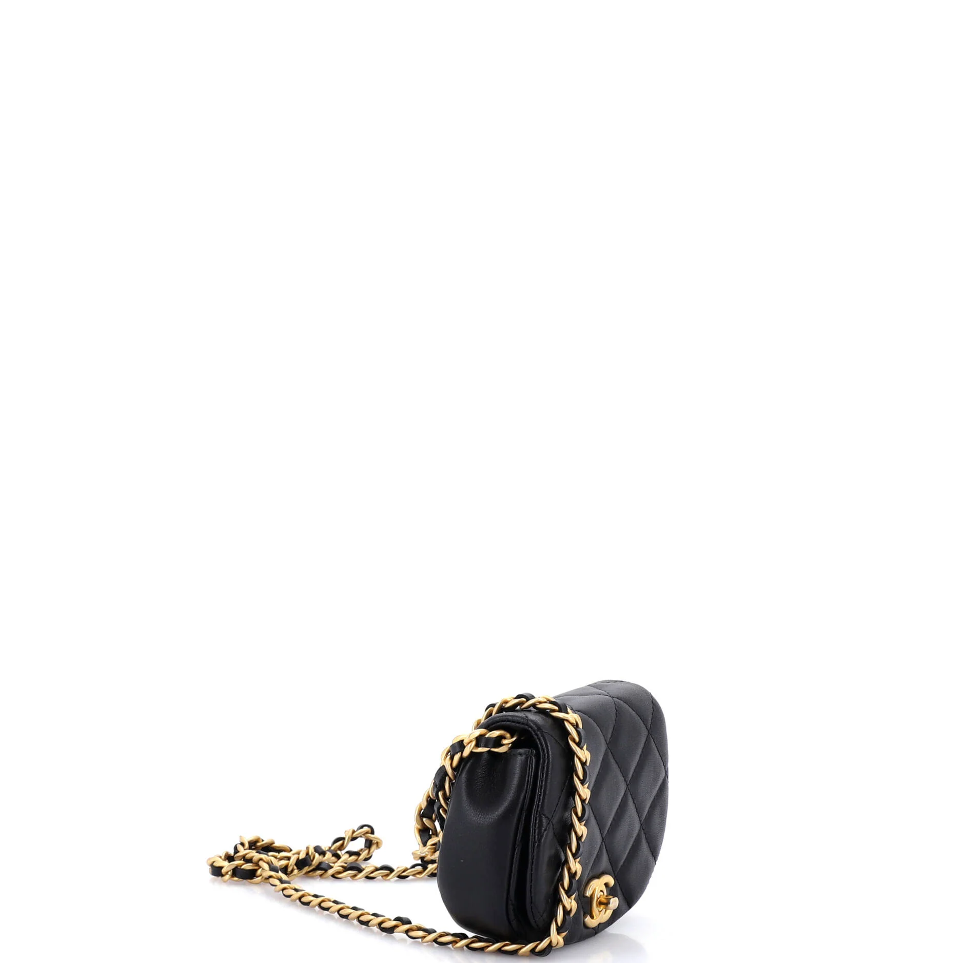 Coco Mail Clutch with Chain Quilted Calfskin Mini - Image 3