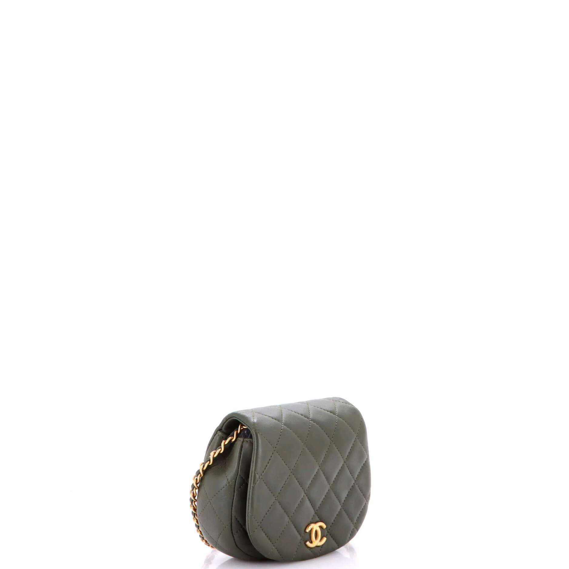 Coco Mail Clutch with Chain Quilted Calfskin Small - Image 2