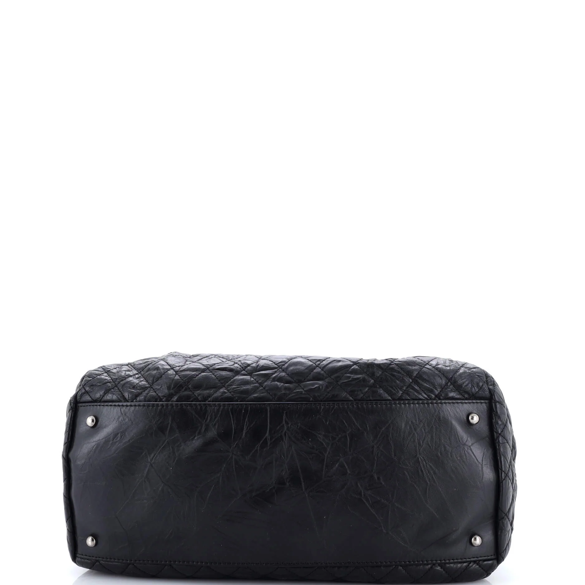 Coco Rider Bowler Bag Quilted Aged Calfskin Large - Image 4
