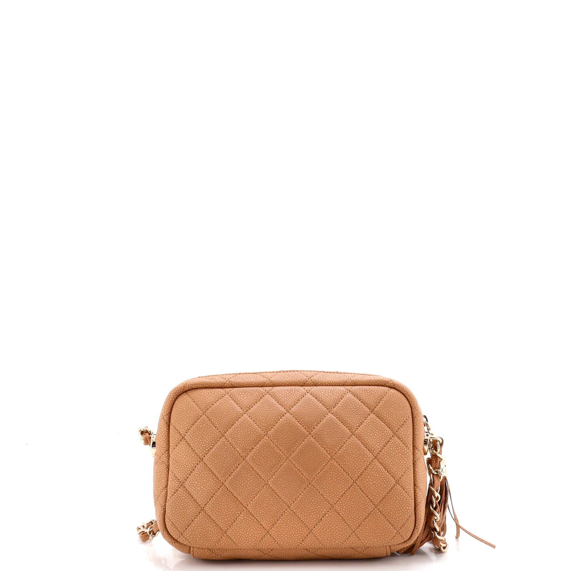 Coco Tassel Camera Case Quilted Caviar Medium - Image 3