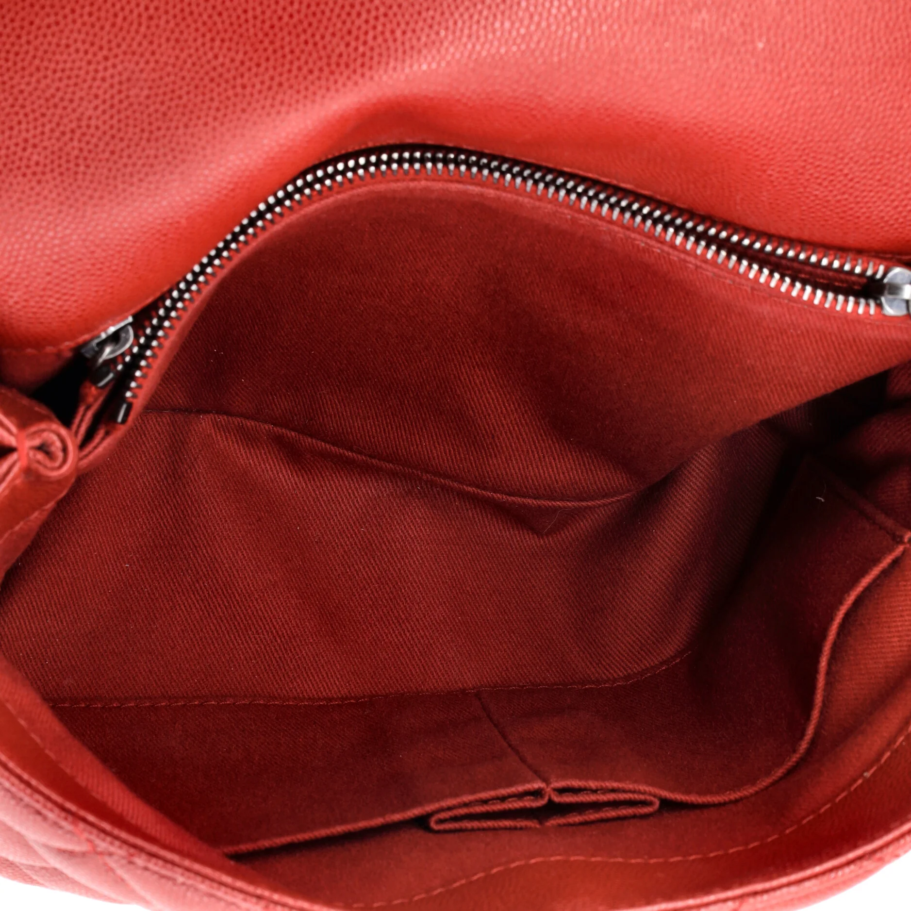 Coco Top Handle Bag Quilted Caviar Small - Image 5