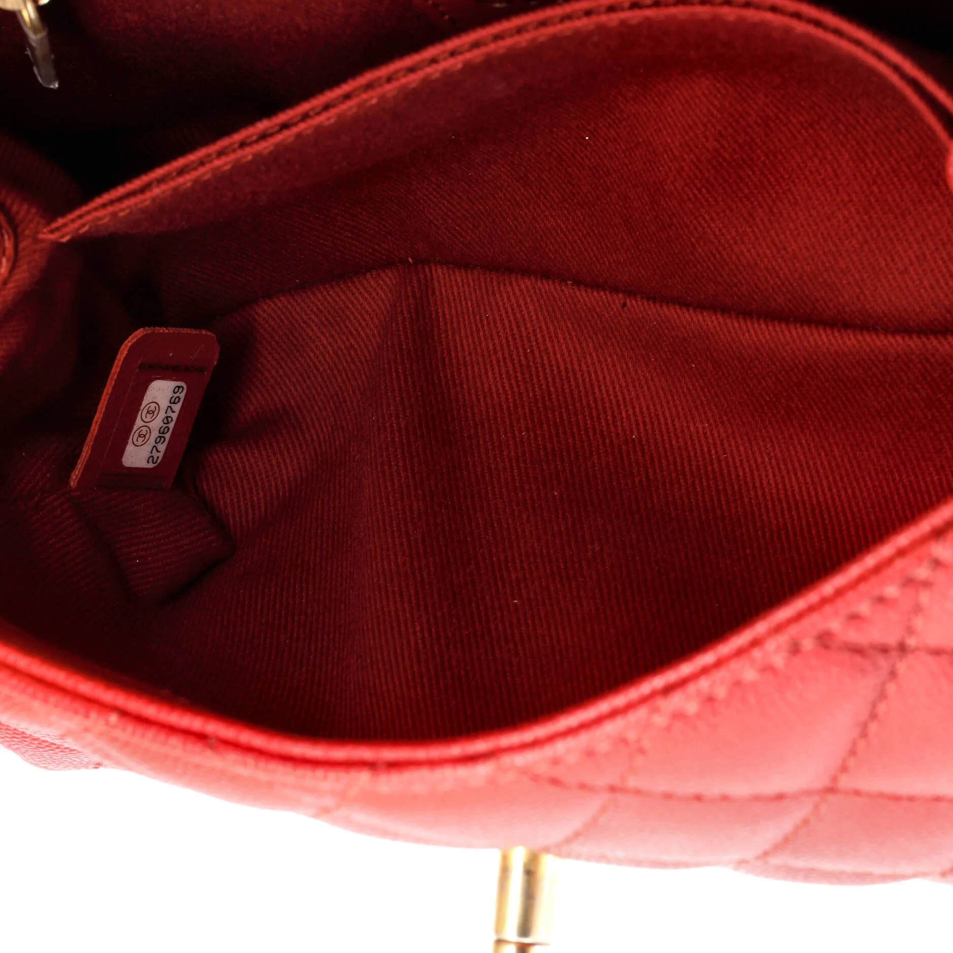 Coco Top Handle Bag Quilted Caviar with Lizard Mini - Image 5