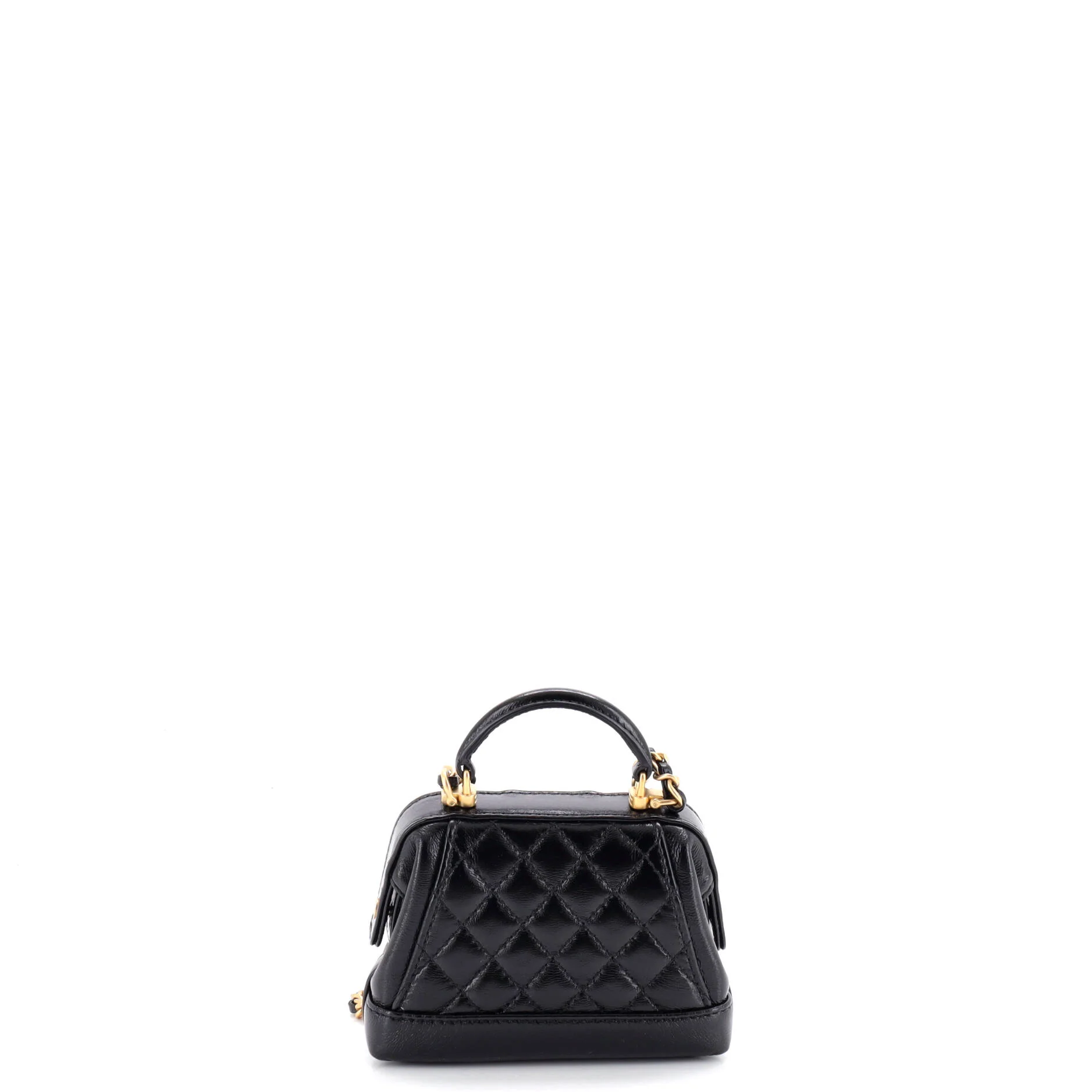 Cocodoc Top Handle Bag Quilted Lambskin Mini - Image 3
