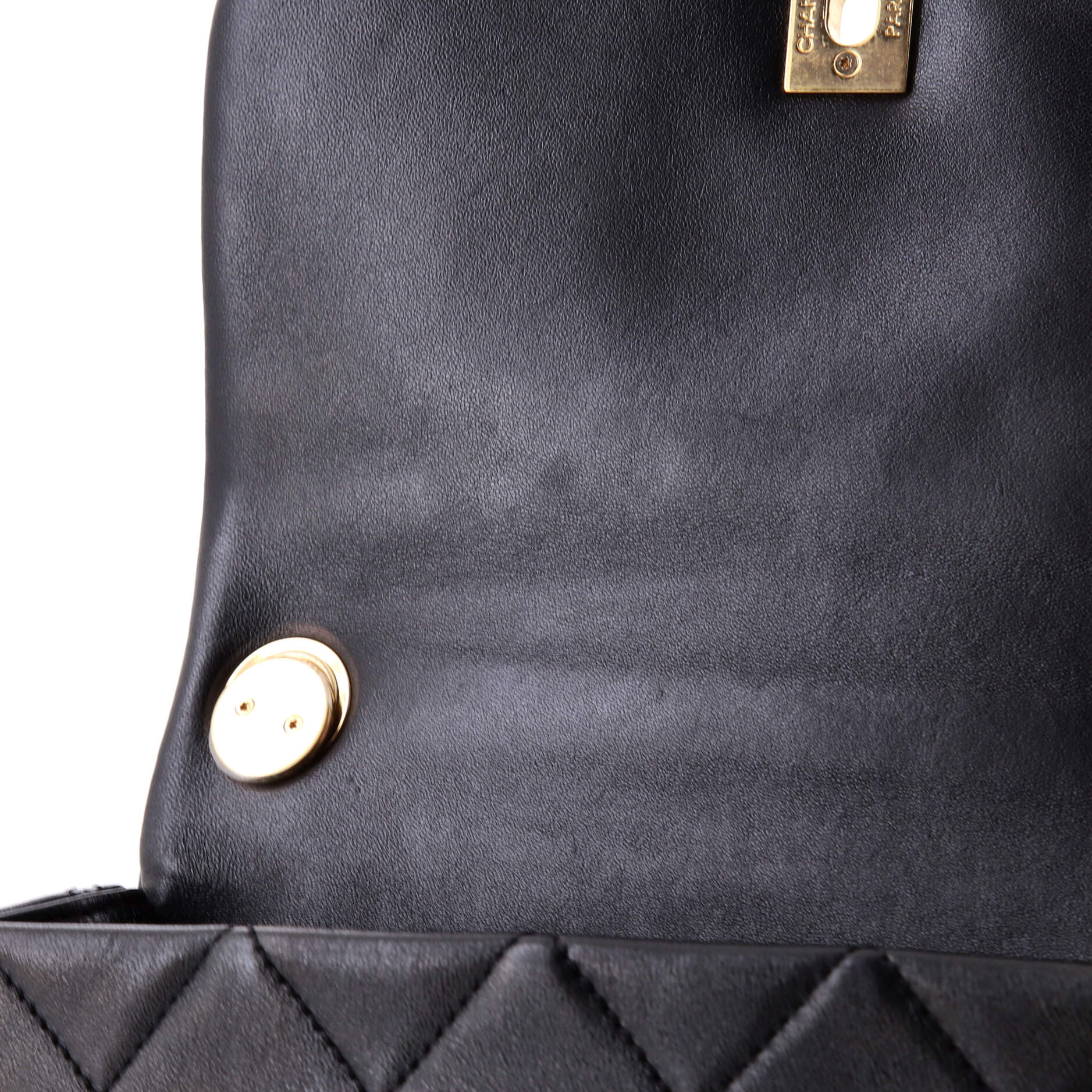 Color Match Multicolor Flap Bag Quilted Lambskin Small - Image 7