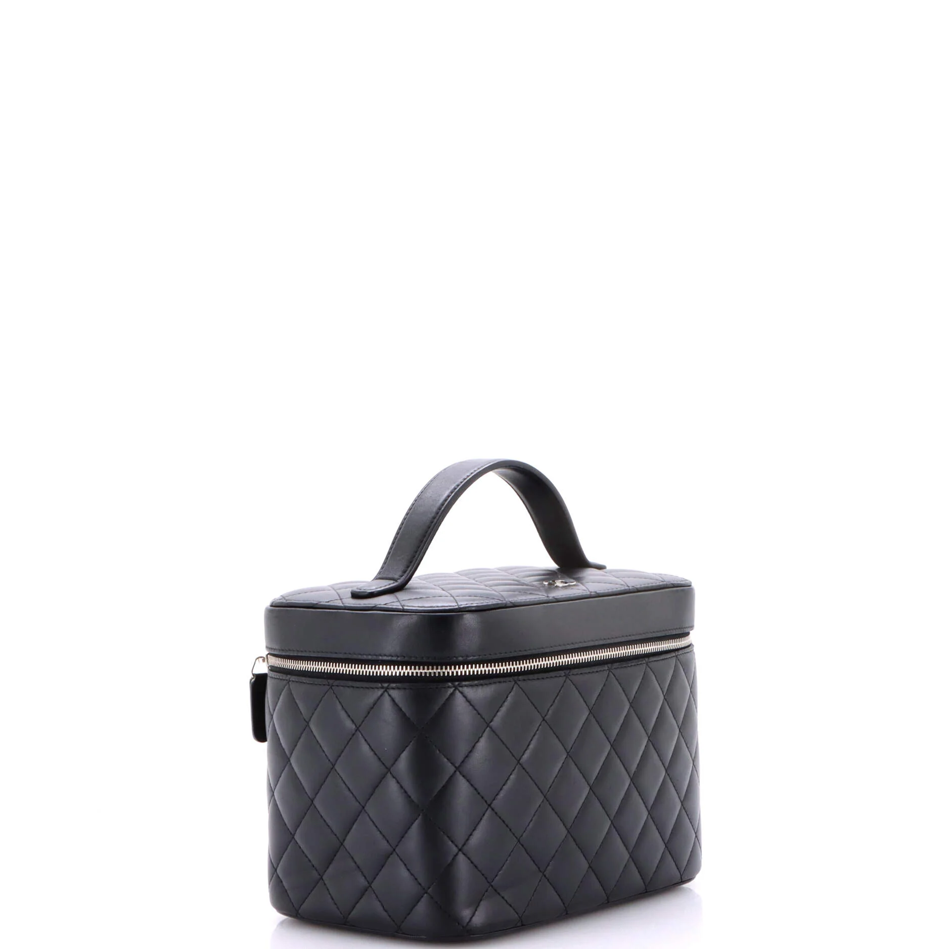 Cosmetic Case Quilted Lambskin Small - Image 3
