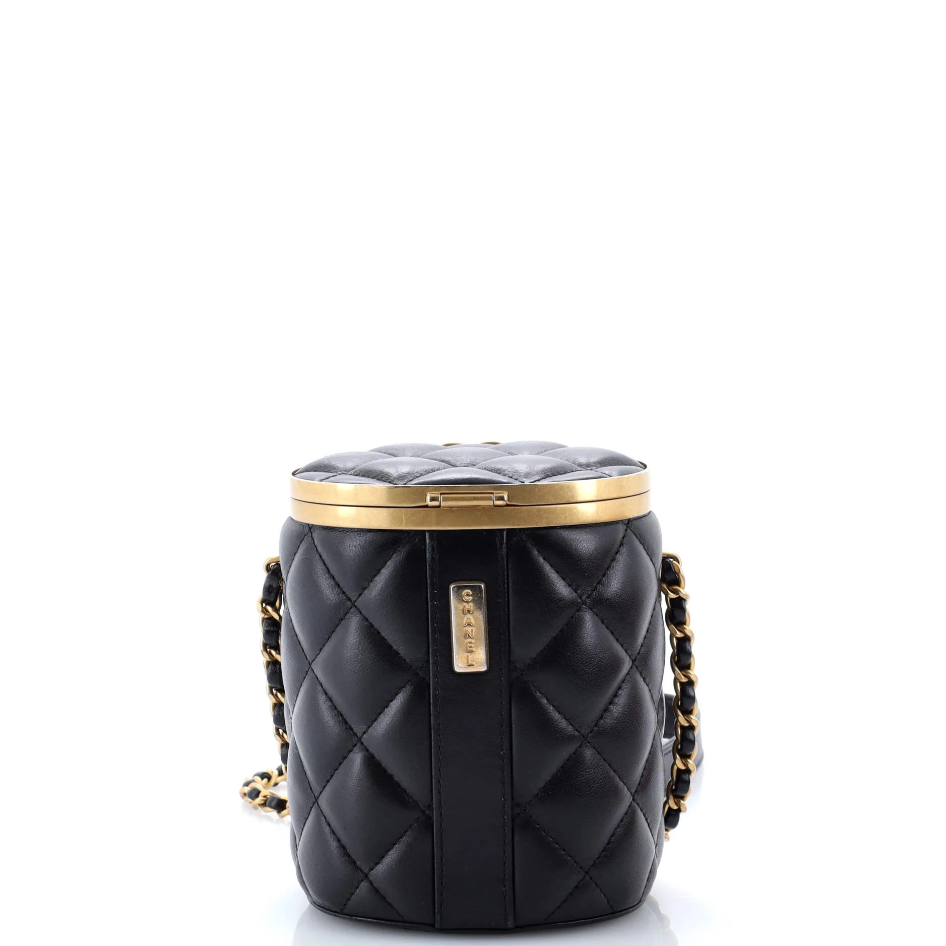 Crown Box Vanity Bag Quilted Lambskin Mini - Image 3