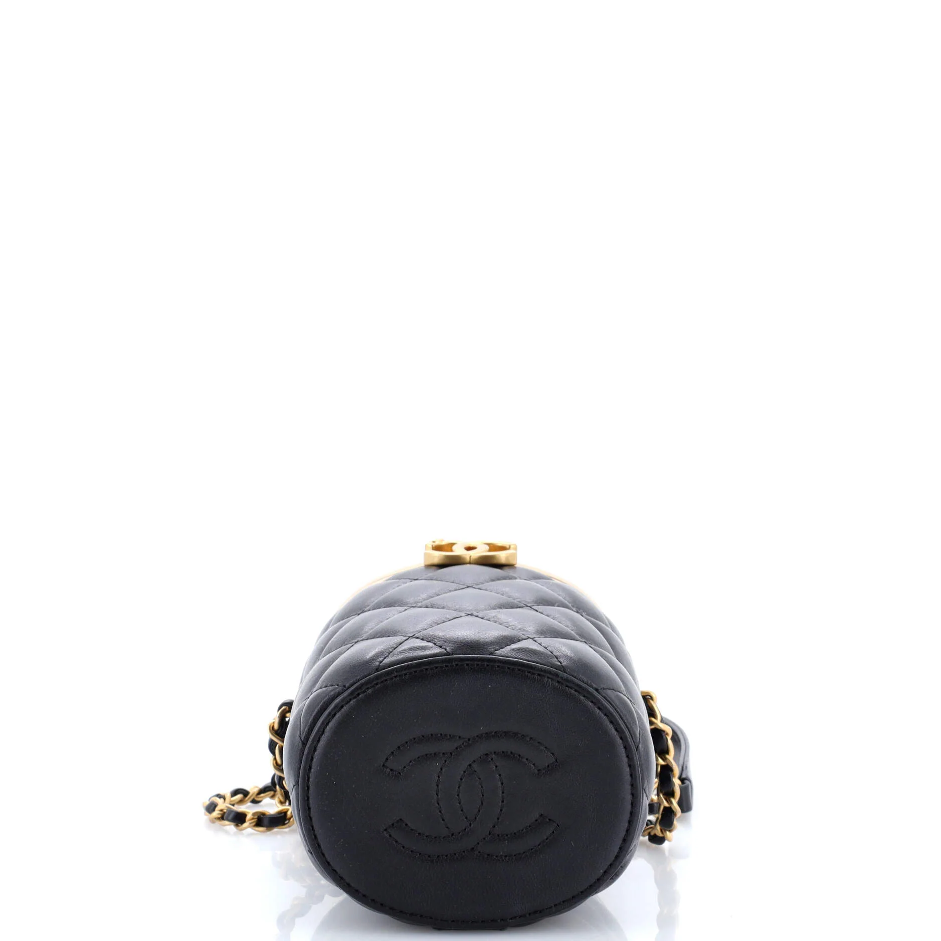 Crown Box Vanity Bag Quilted Lambskin Mini - Image 4