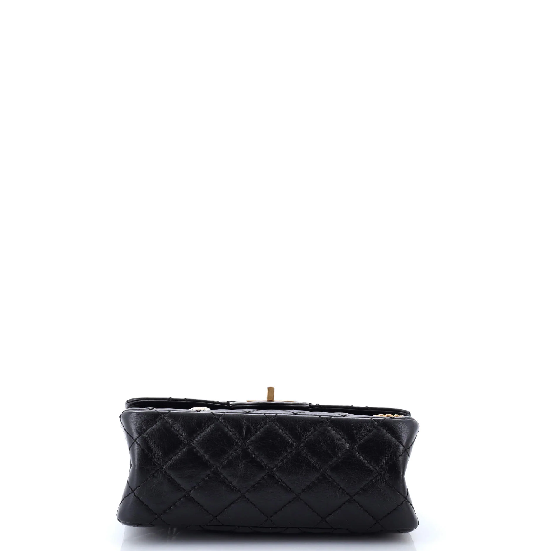 Crystal Charms 2.55 Reissue Flap Bag Aged Quilted Calfskin 224 - Image 4