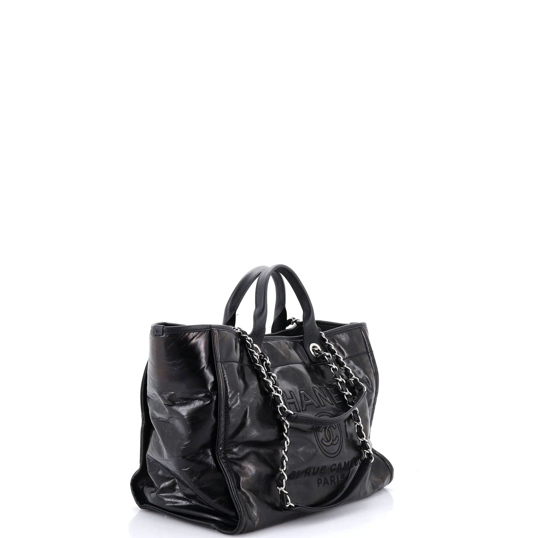 Deauville Tote Glazed Calfskin Large - Image 3
