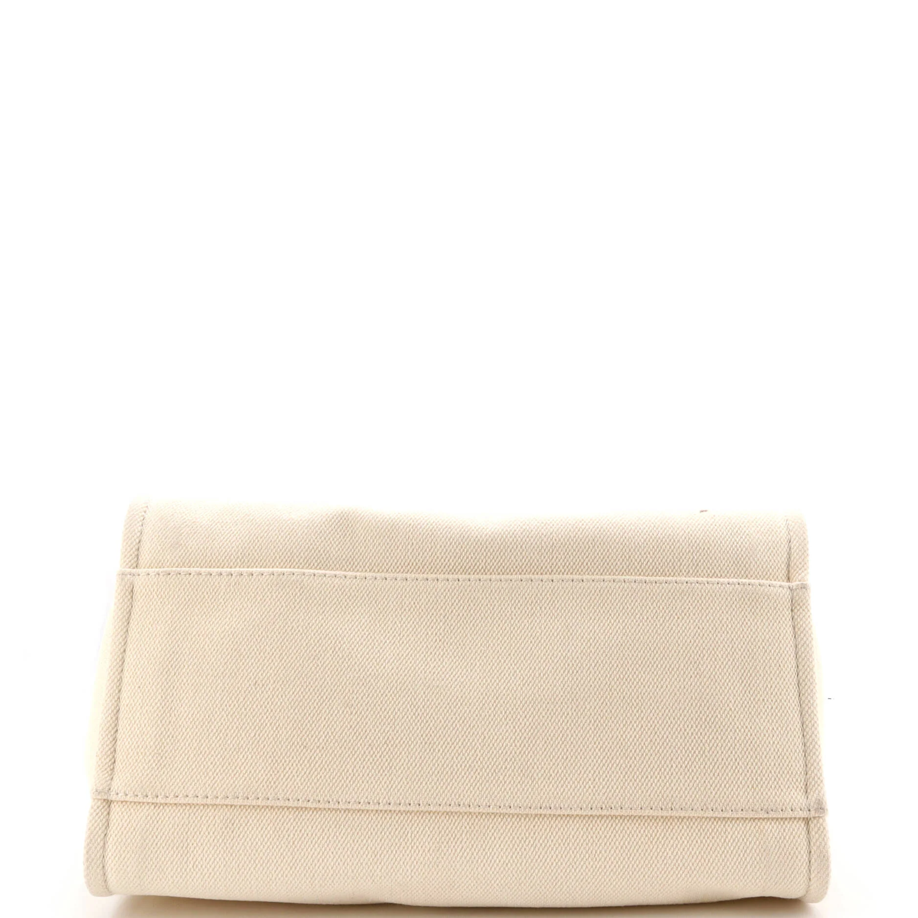 Deauville Tote Pearl Embellished Canvas Medium - Image 4