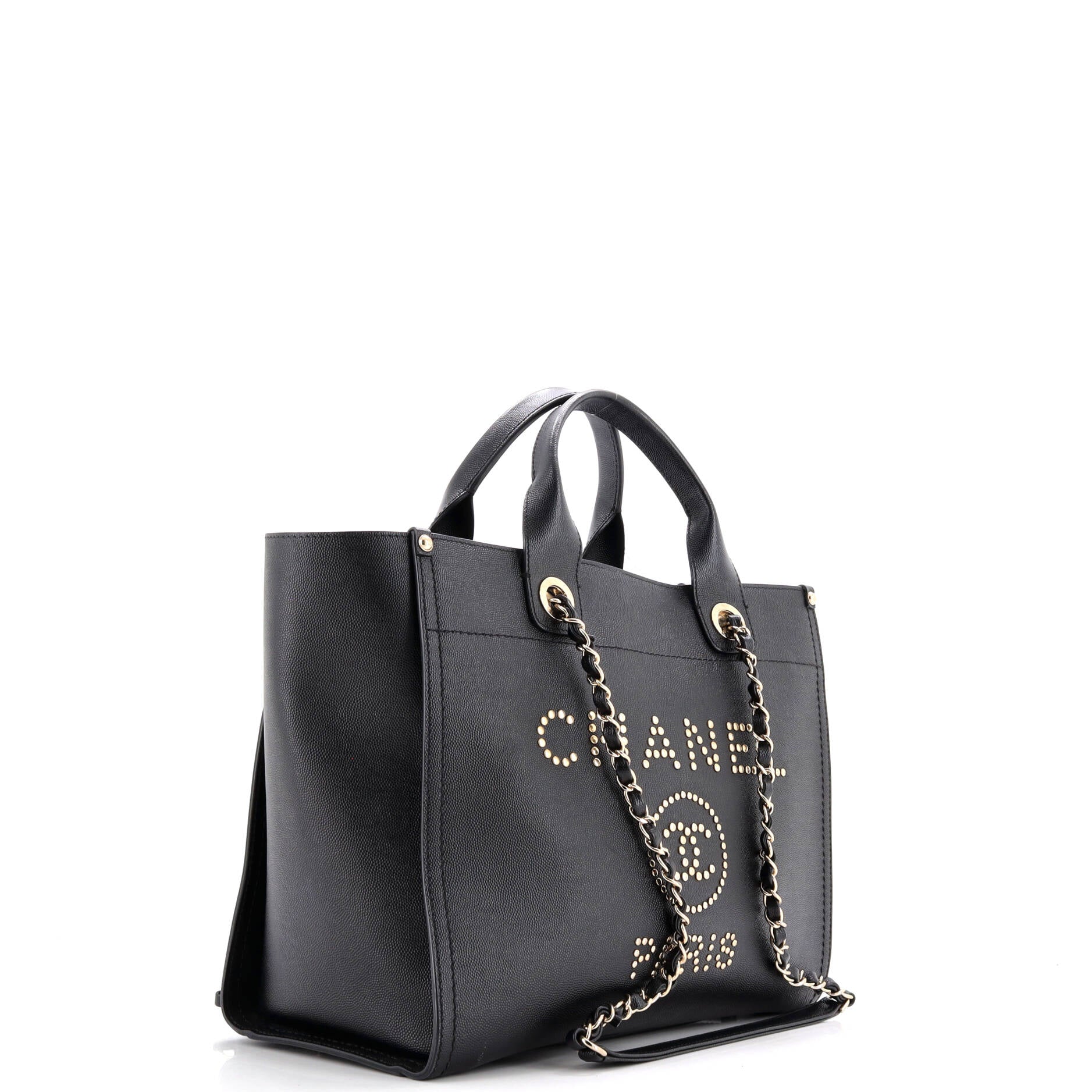 Deauville Tote Studded Caviar Small - Image 2