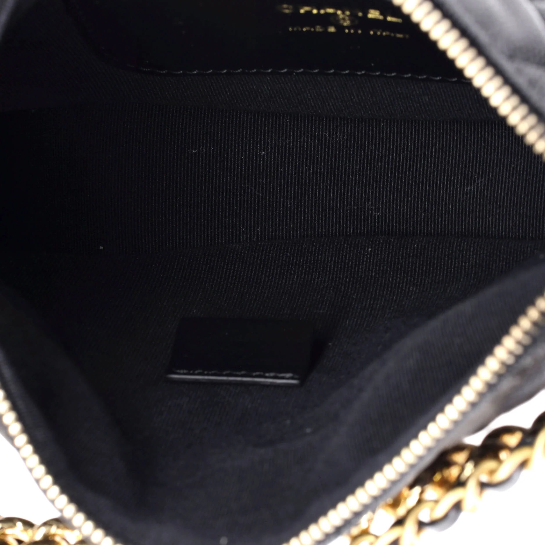 Double Chain Bow Hobo Pouch Quilted Caviar Mini - Image 5
